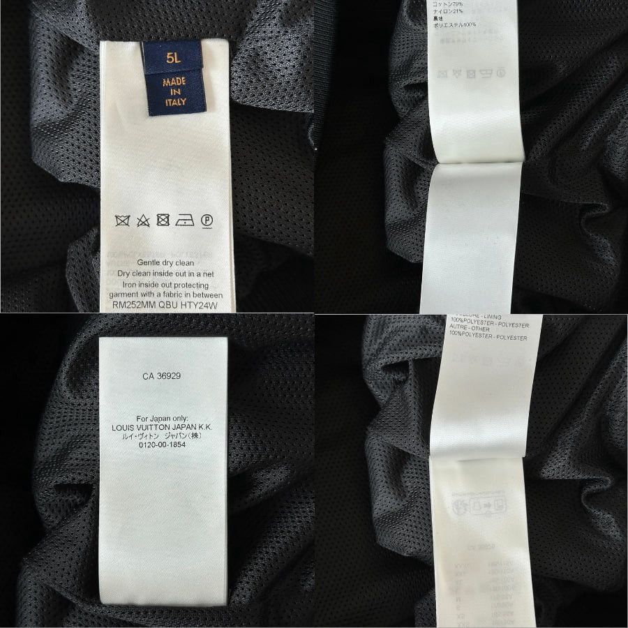 Louis Vuitton Louis Vuitton Black & White Hybrid Track Jacket Size US XXL / EU 58 / 5 - 4 Thumbnail