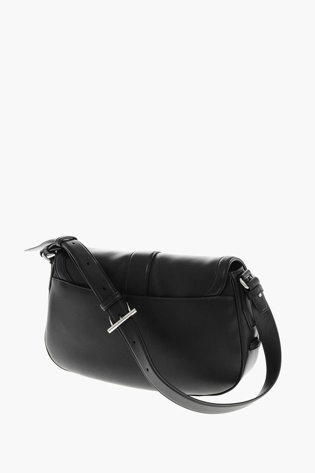 Alexander McQueen og1mm0426 Size: OS / Maxi Leather Saddle Bag in Black Size ONE SIZE - 2 Thumbnail
