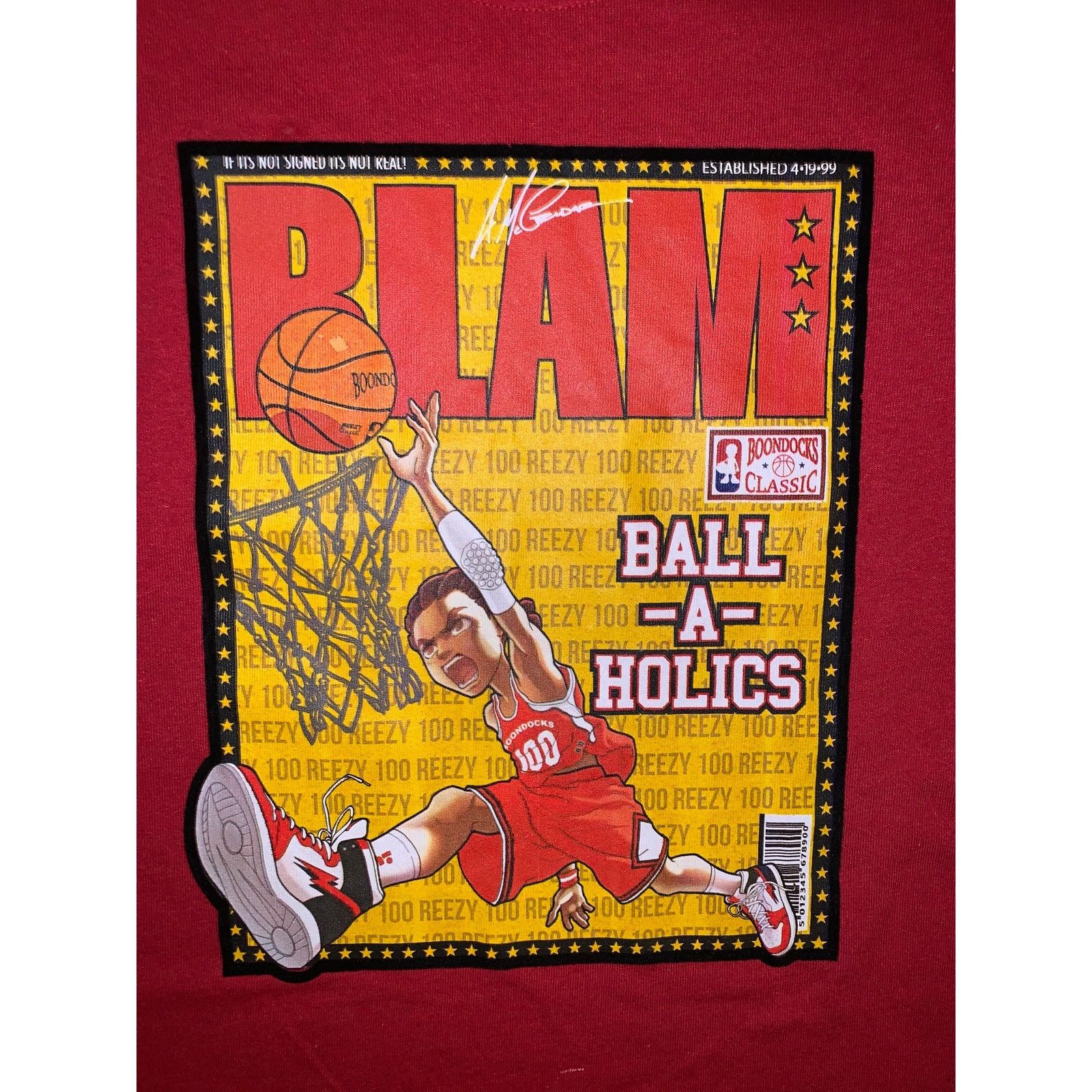 Other × rue21 Boondocks Riley Freeman T Shirt Small Red NWT Adult Swim Size US S / EU 44-46 / 1 - 1 Thumbnail