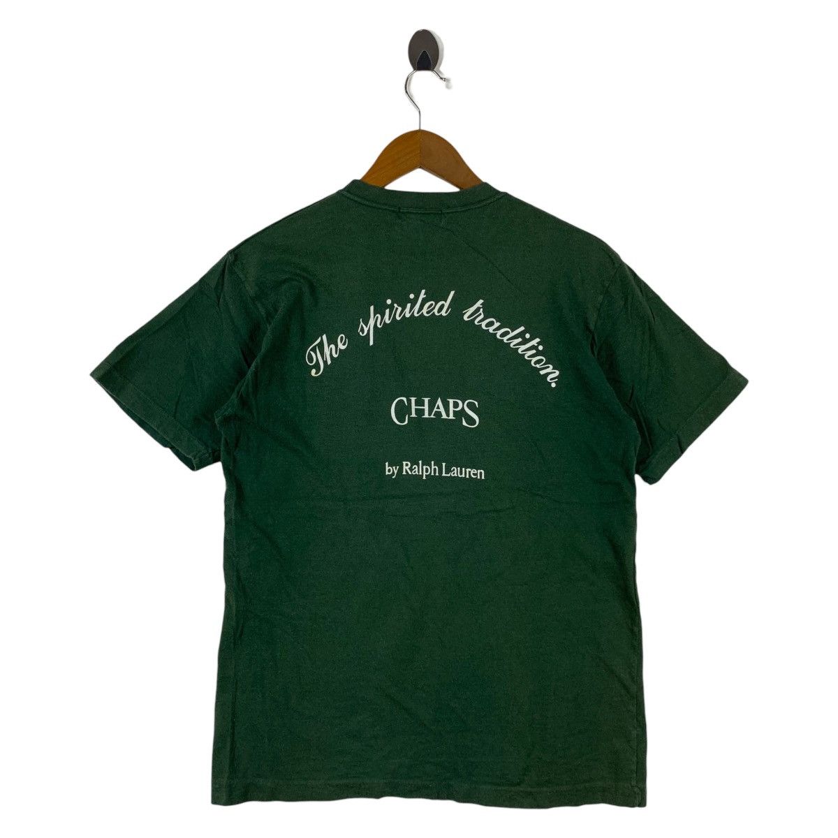 Chaps Ralph Lauren Vintage Chaps Ralph Lauren TheSpirited Tradition Graphic Tee Size US L / EU 52-54 / 3 - 1 Thumbnail
