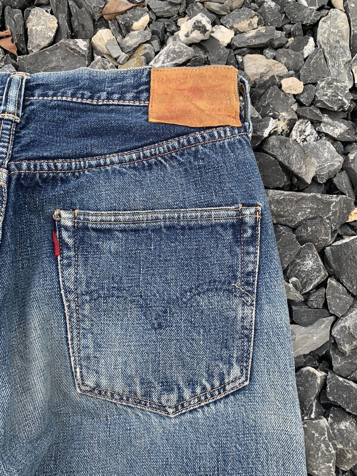 Japanese Brand × Warehouse & Co. VINTAGE WAREHOUSE SELVEDGE JAPANESE DISTRESSED DENIM Size US 29 - 13 Thumbnail