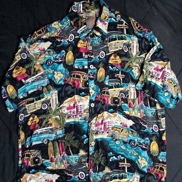 Vintage Vintage Next Originals Culture Hawaiian Shirt Size US XL / EU 56 / 4 - 2 Thumbnail