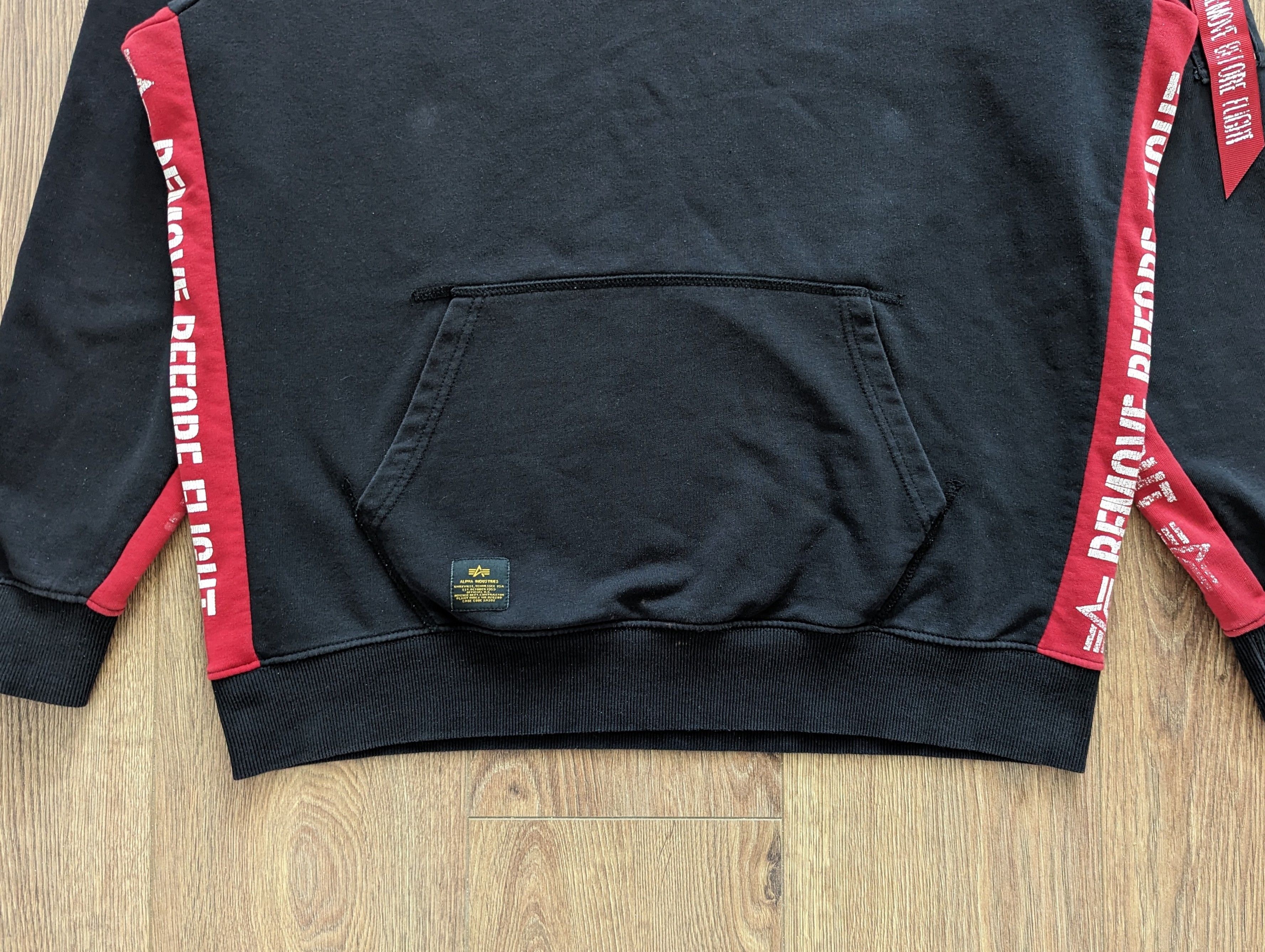 Alpha Industries Alpha Industries Men's Hoodie With Stripes On The Sides XL Size US XL / EU 56 / 4 - 23 Thumbnail