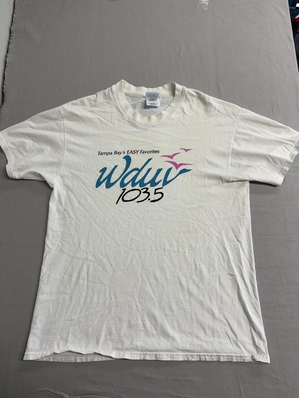 Hanes Vintage WDUV Radio T-shirt The Dove Tampa Bay's Easy - L Size US L / EU 52-54 / 3 - 1 Thumbnail