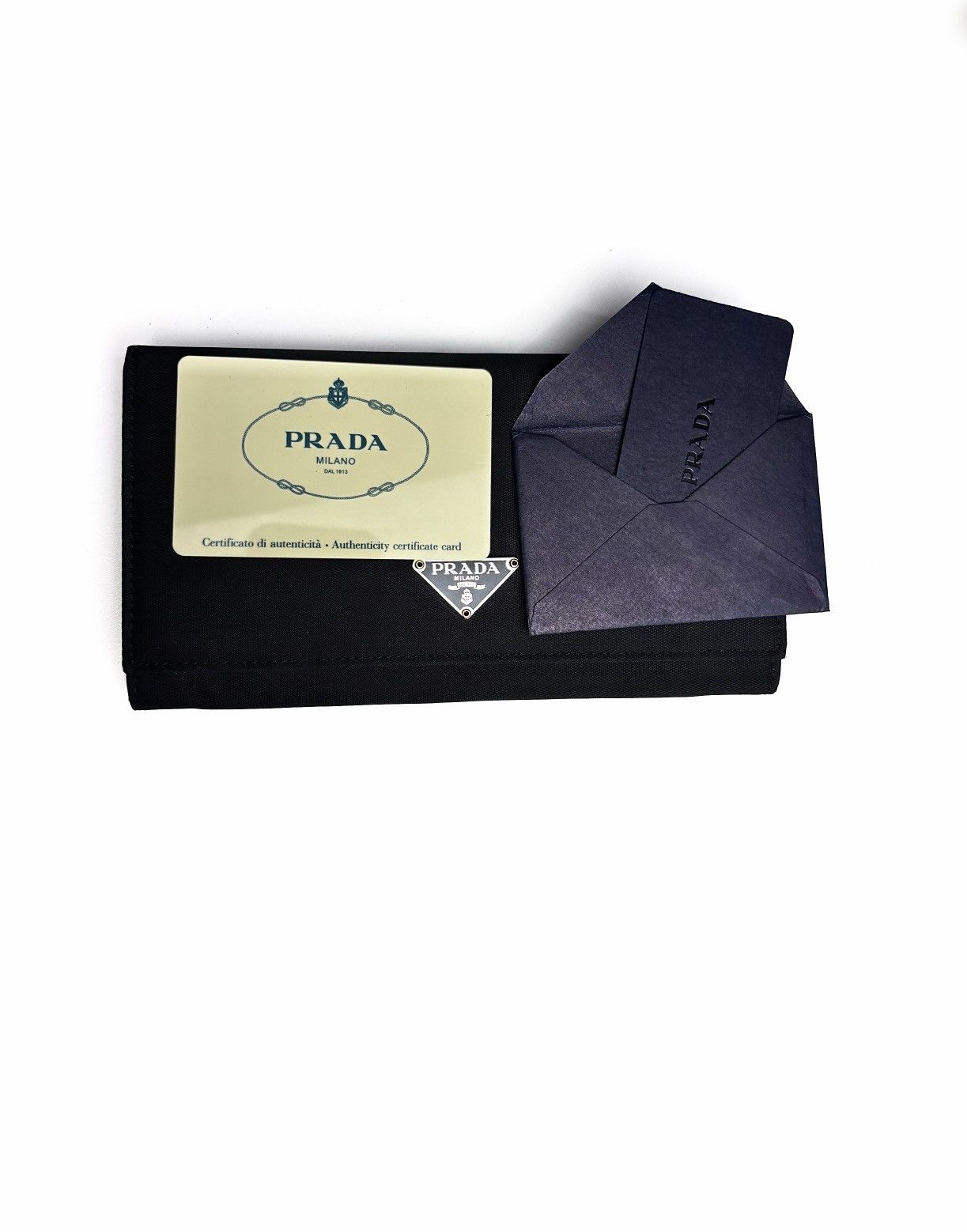 Prada Prada Tessuto Nero Long Wallet Size ONE SIZE - 12 Thumbnail