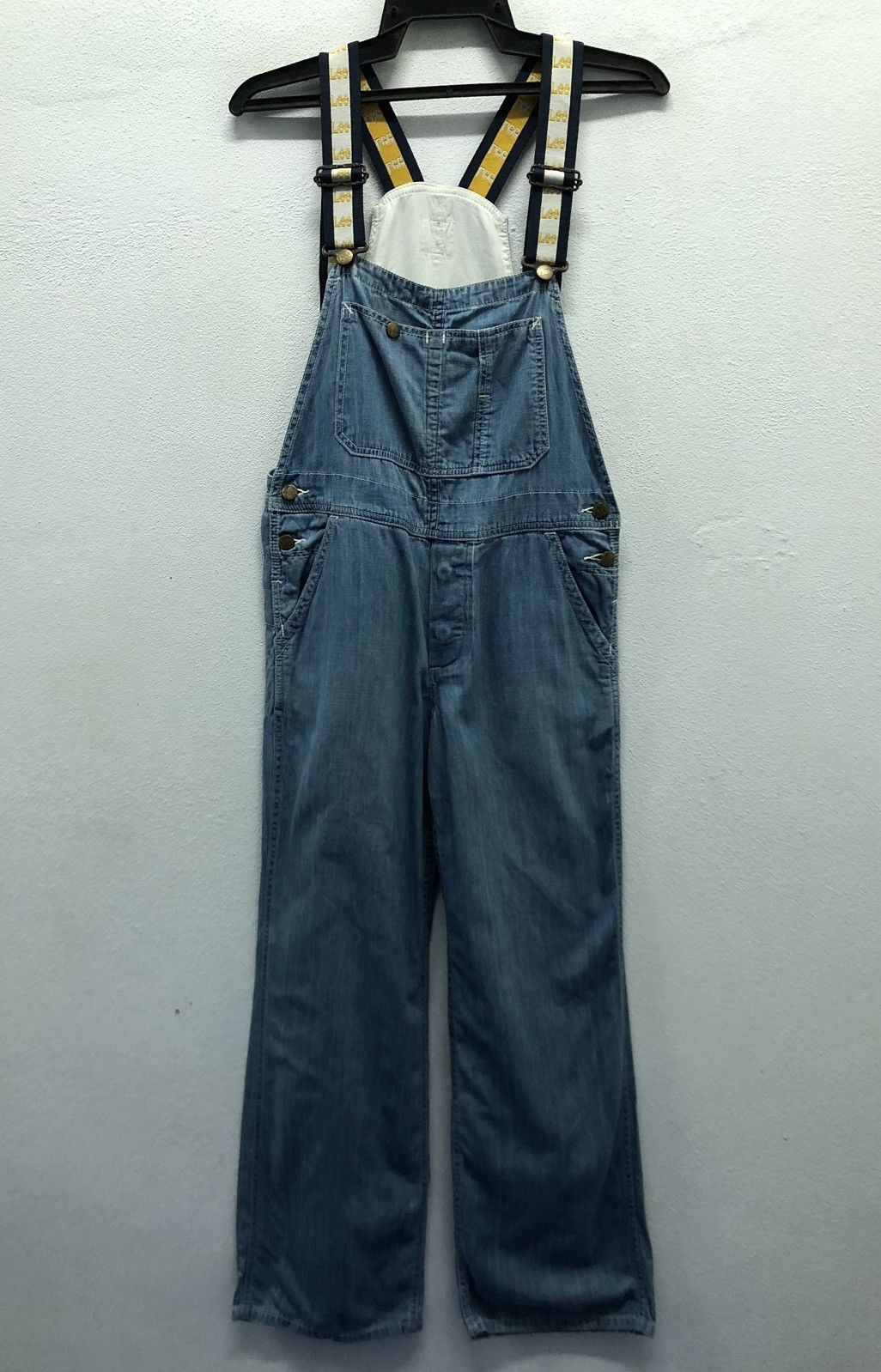 Lee × Vintage Vintage Union Made Sanforized Lee Overalls Size US 33 - 1 Thumbnail