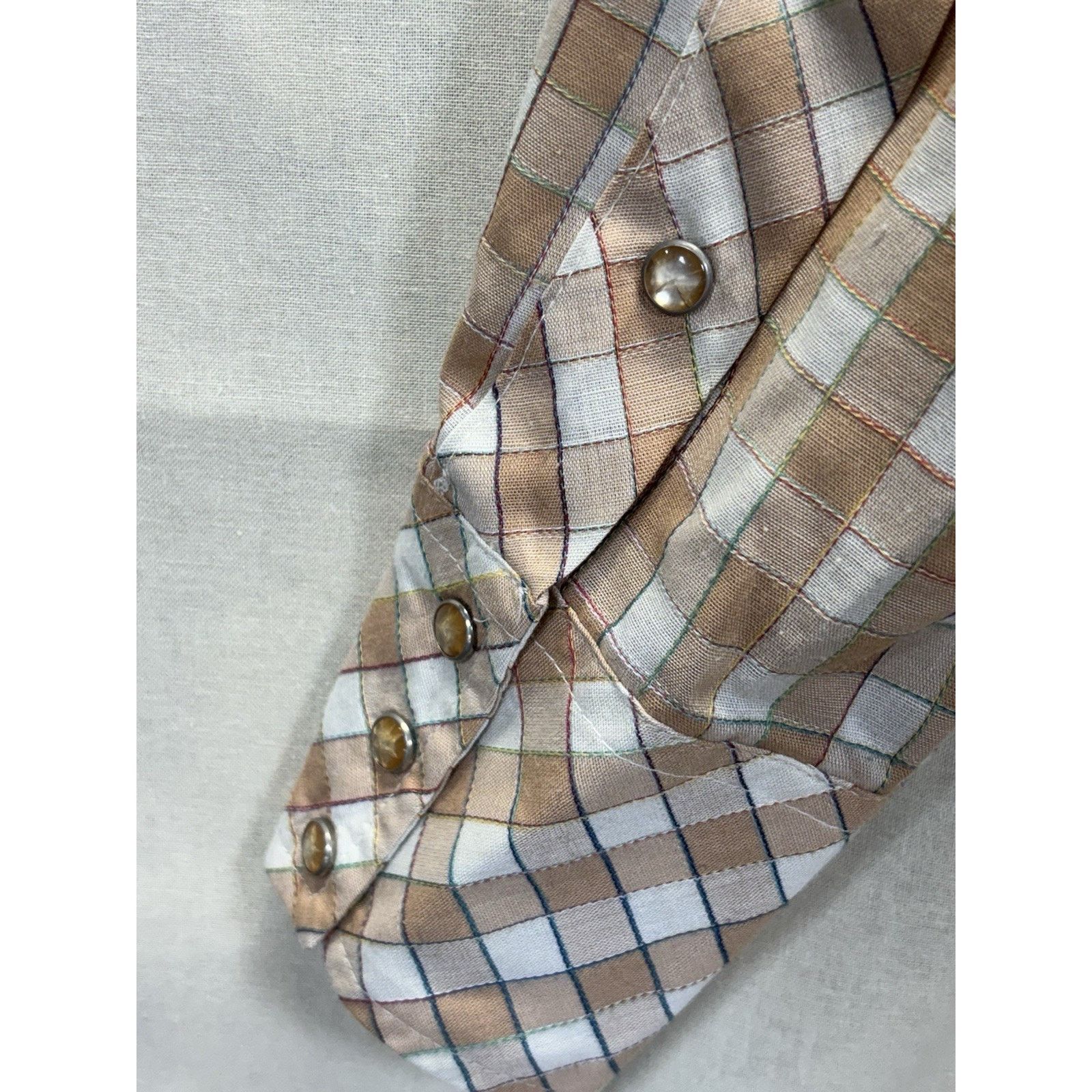 The Unbranded Brand Vintage Montgomery Ward Western Pearl Snap Shirt Men’s 16.5 Size US L / EU 52-54 / 3 - 8 Thumbnail