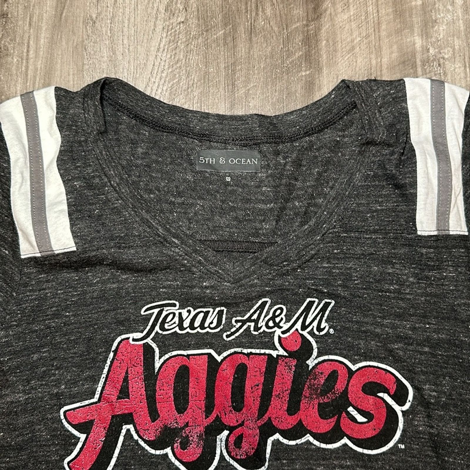 Other Texas A&M Aggies Football 5th & Ocean V-Neck Tee - Medium Size M / US 6-8 / IT 42-44 - 4 Thumbnail