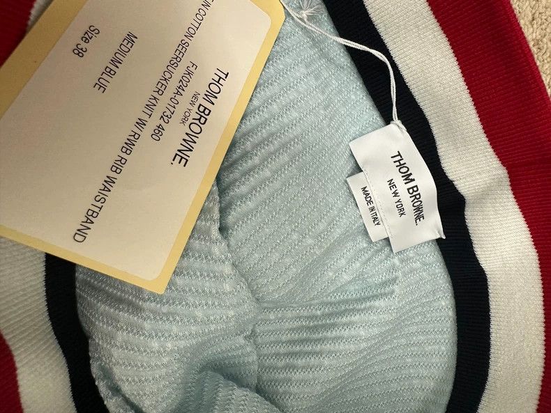 Other Thom Browne White and blue striped half skirt Size 25" / US 0 / IT 36 - 4 Thumbnail