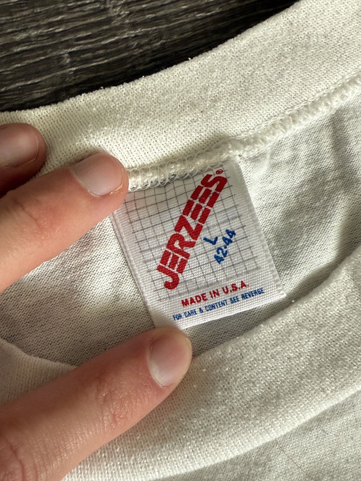 Jerzees × Vintage Single stitch Marine Corps tee Size US L / EU 52-54 / 3 - 3 Thumbnail