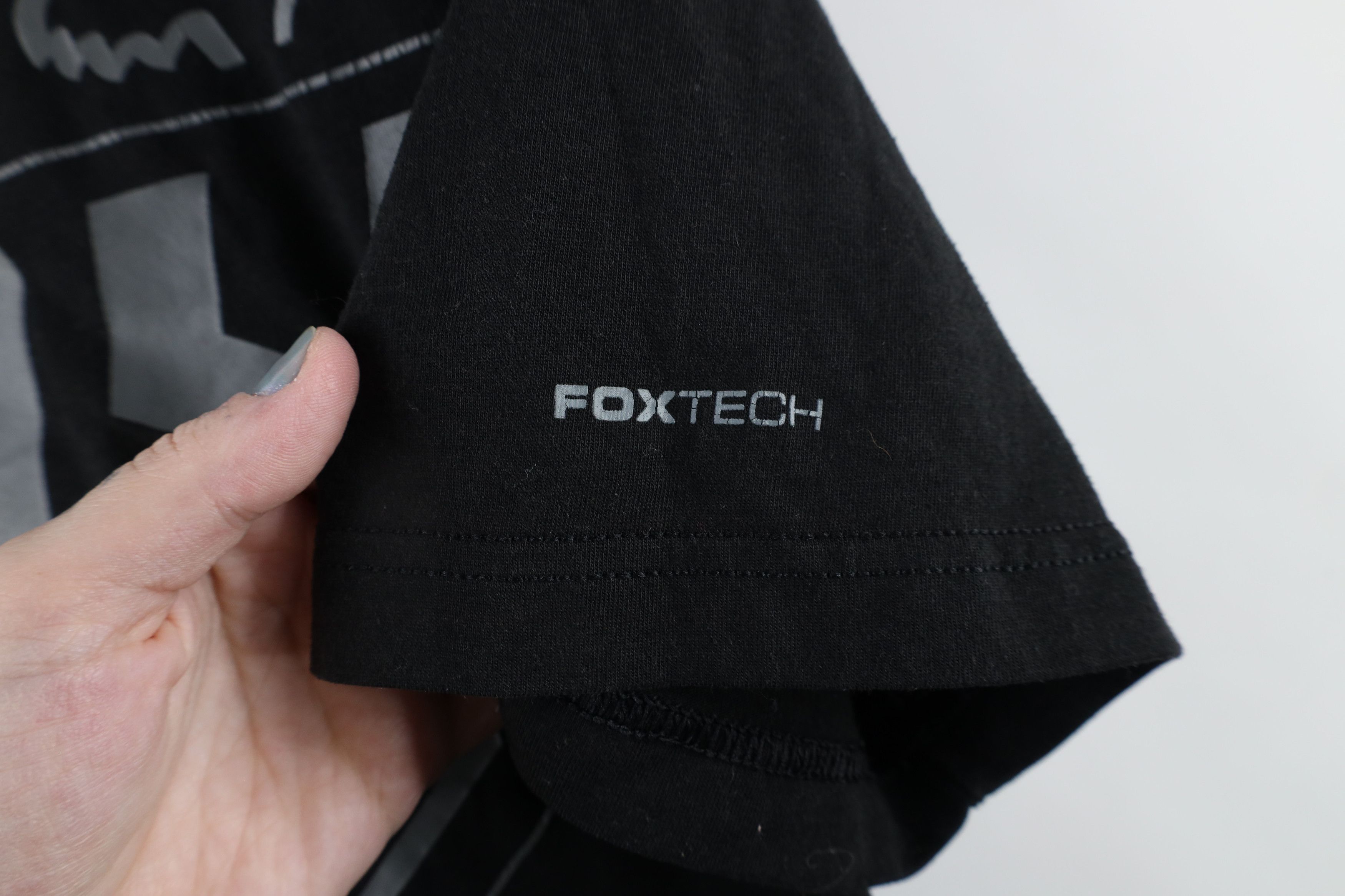 Fox Racing × Vintage Vintage Fox Racing Spell Out Big Logo T-Shirt Black Size US M / EU 48-50 / 2 - 4 Thumbnail