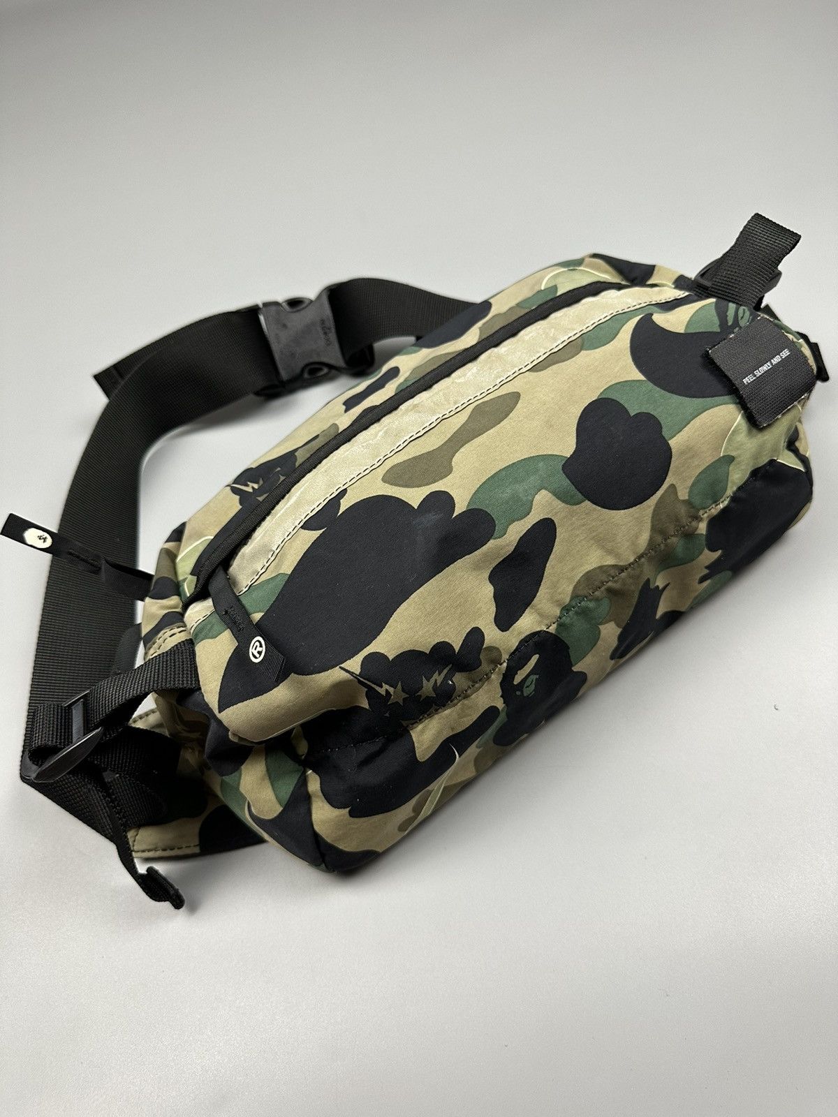 Bape × Kaws 🔥Sick🔥Bape X Kaws Camo Waist/Shoulder Bag Size ONE SIZE - 3 Thumbnail