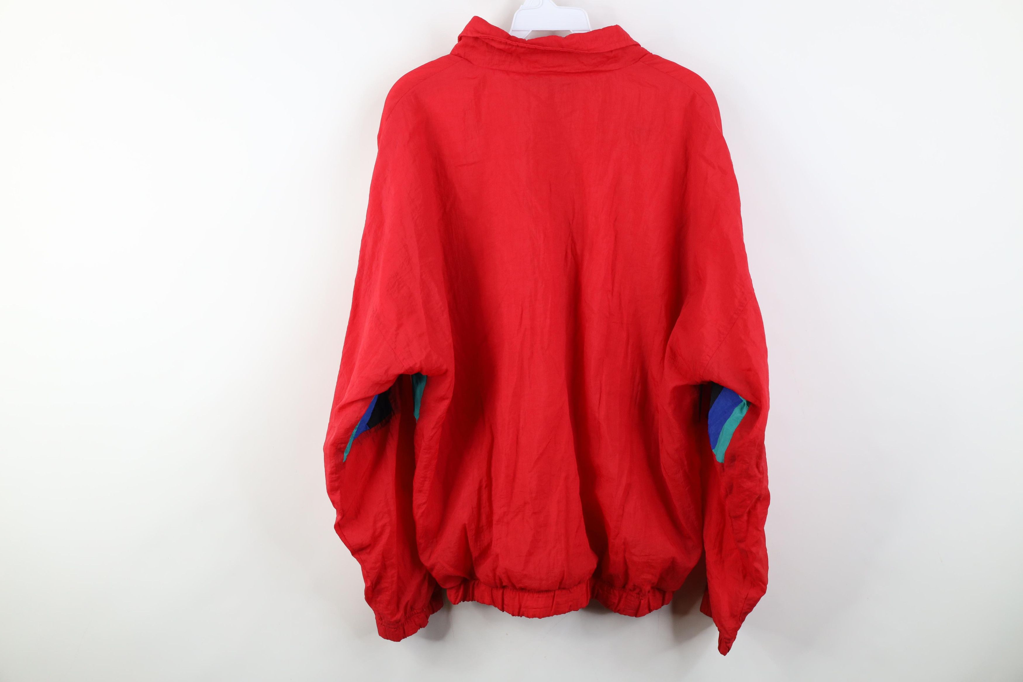 Vintage Vintage 90s Streetwear Lined Full Zip Windbreaker Jacket Size US L / EU 52-54 / 3 - 11 Thumbnail