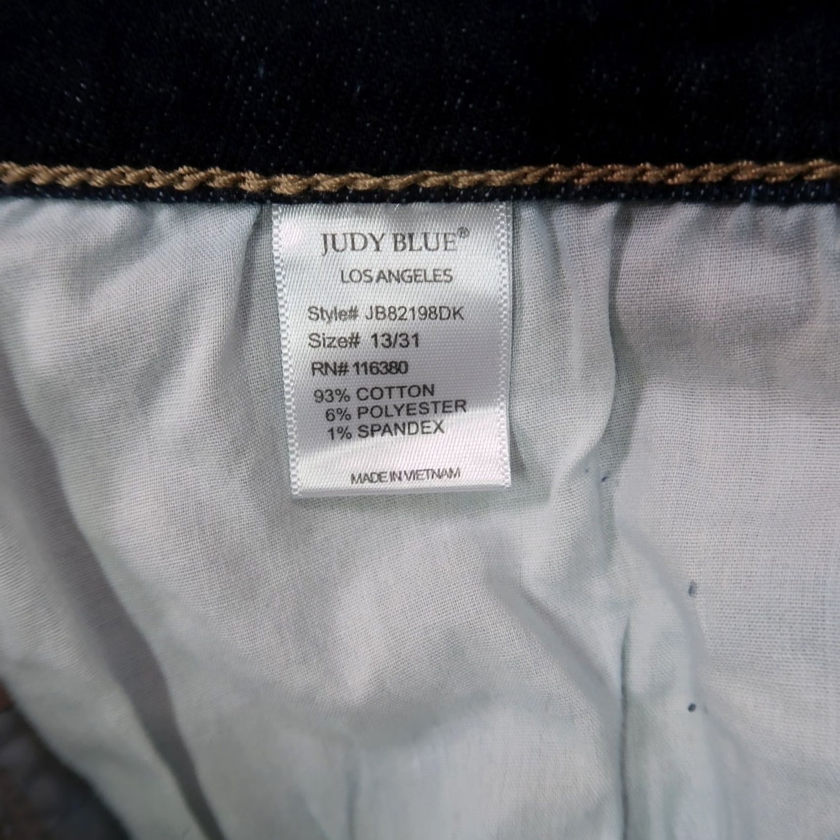 Denime Judy Blue Jeans Women's 13/31 Mid Rise Stretch Denim 5-Pocket Regular Rise Blue Jeans Boyfriend Fit Modern Classic Jeans Girls Womens Size 34" / US 12 / IT 48 - 5 Thumbnail