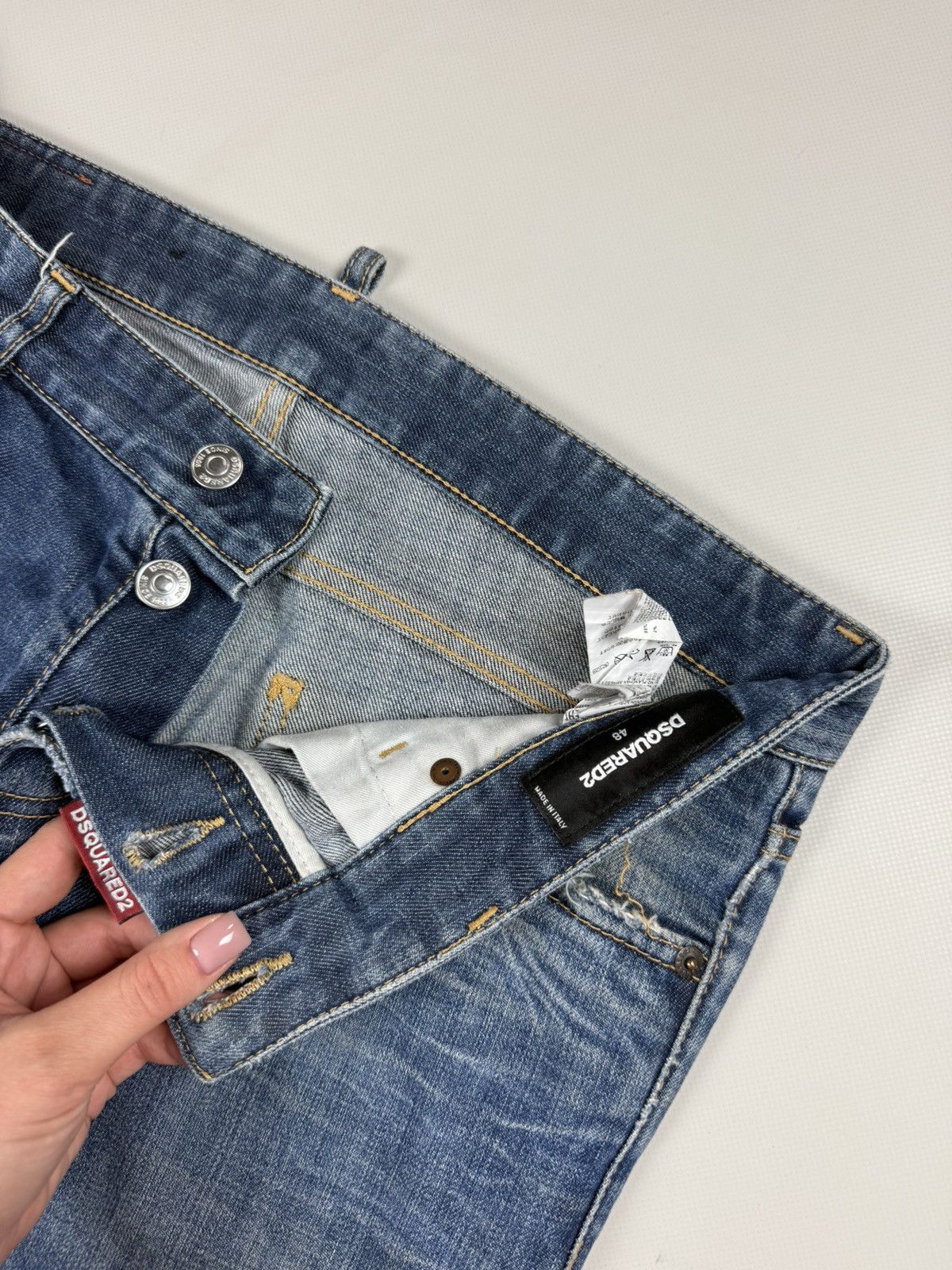 Dsquared2 Dsquared Men’s Distressed Denim Jeans Size 48 / M Size US 32 / EU 48 - 11 Thumbnail