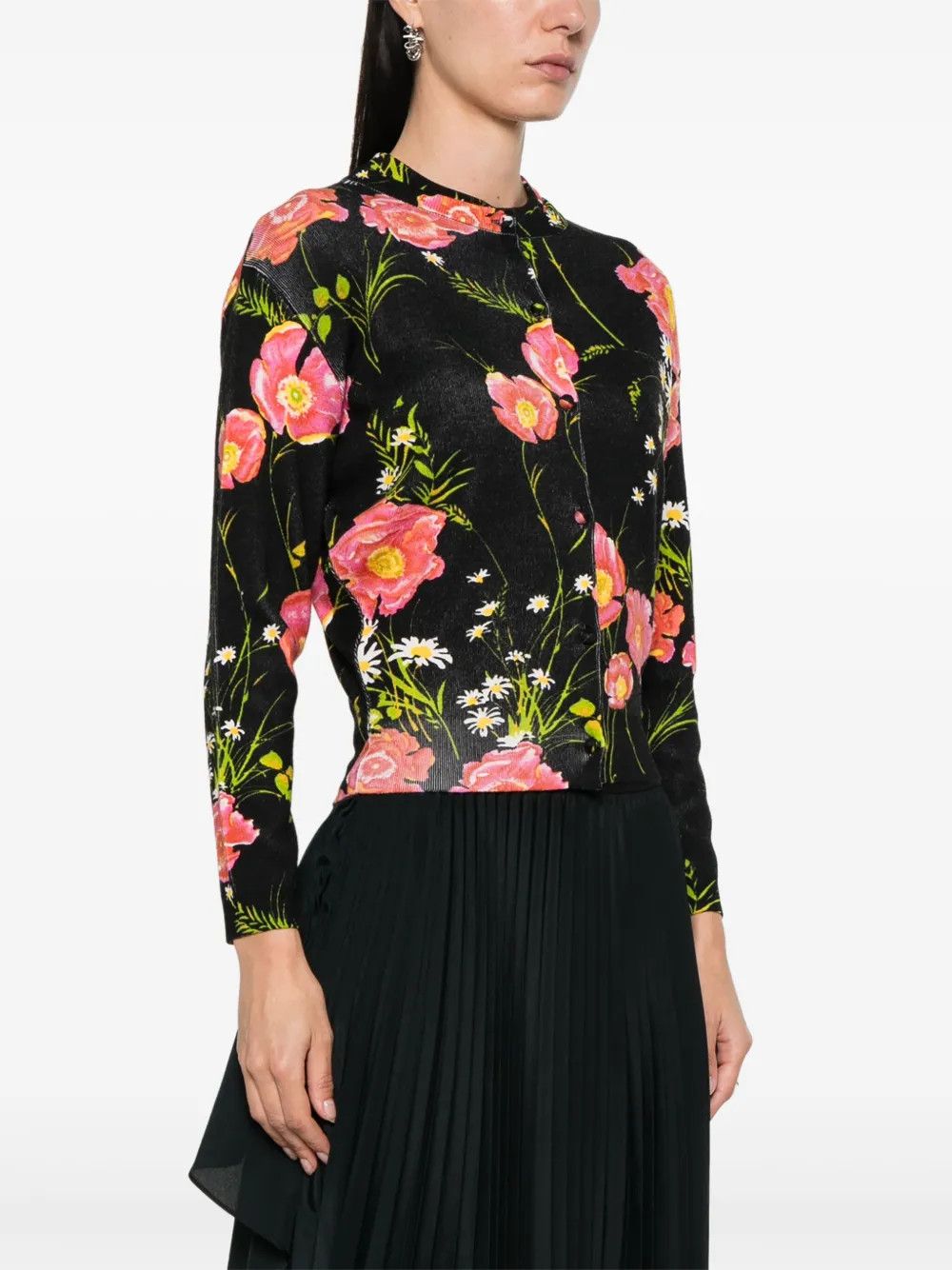 Balenciaga o1y0625 Cardigan in Multicolor Size S / US 4 / IT 40 - 3 Thumbnail