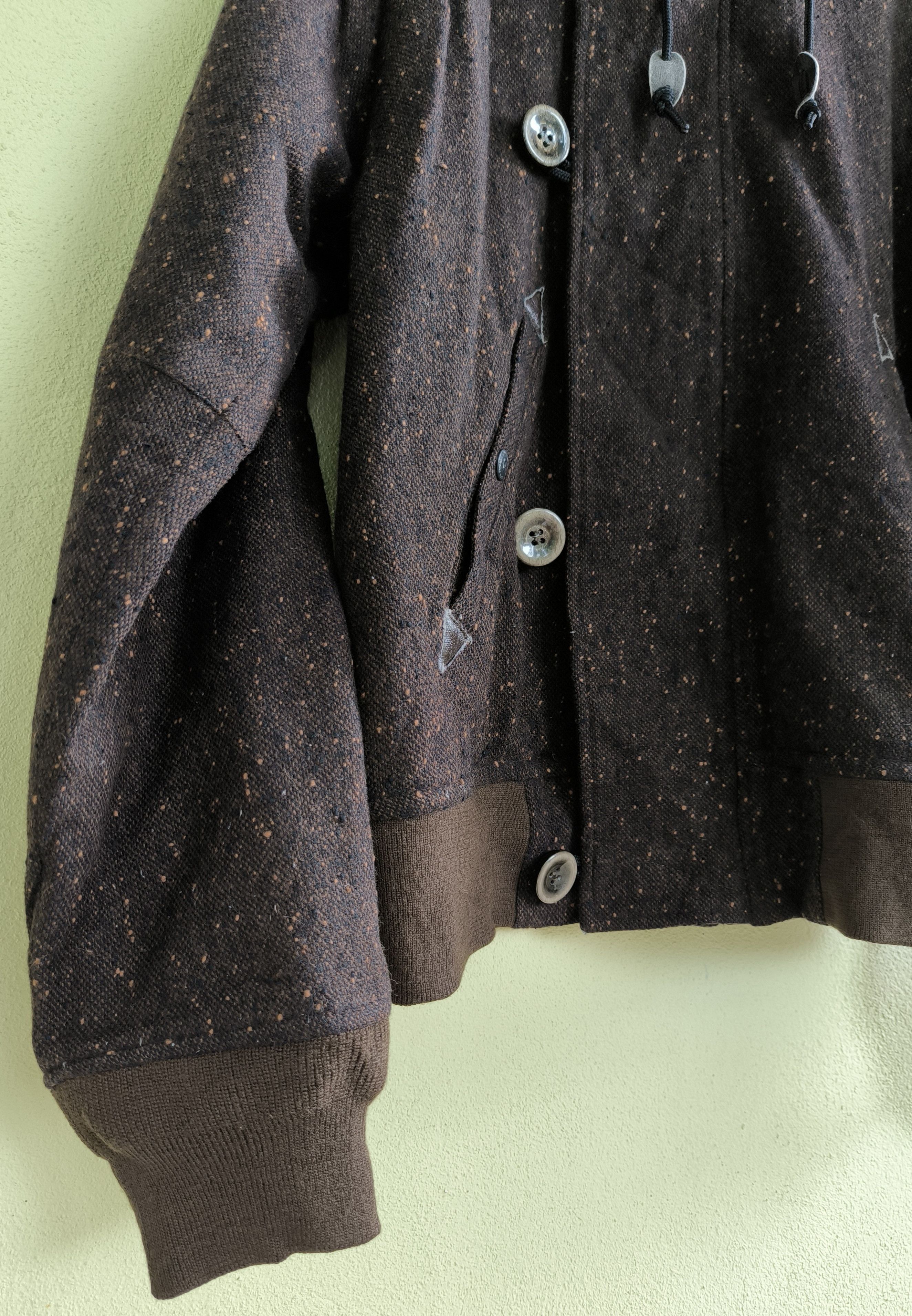 BAL BAL fur capsule zip hoodie wool jacket Size US M / EU 48-50 / 2 - 5 Thumbnail