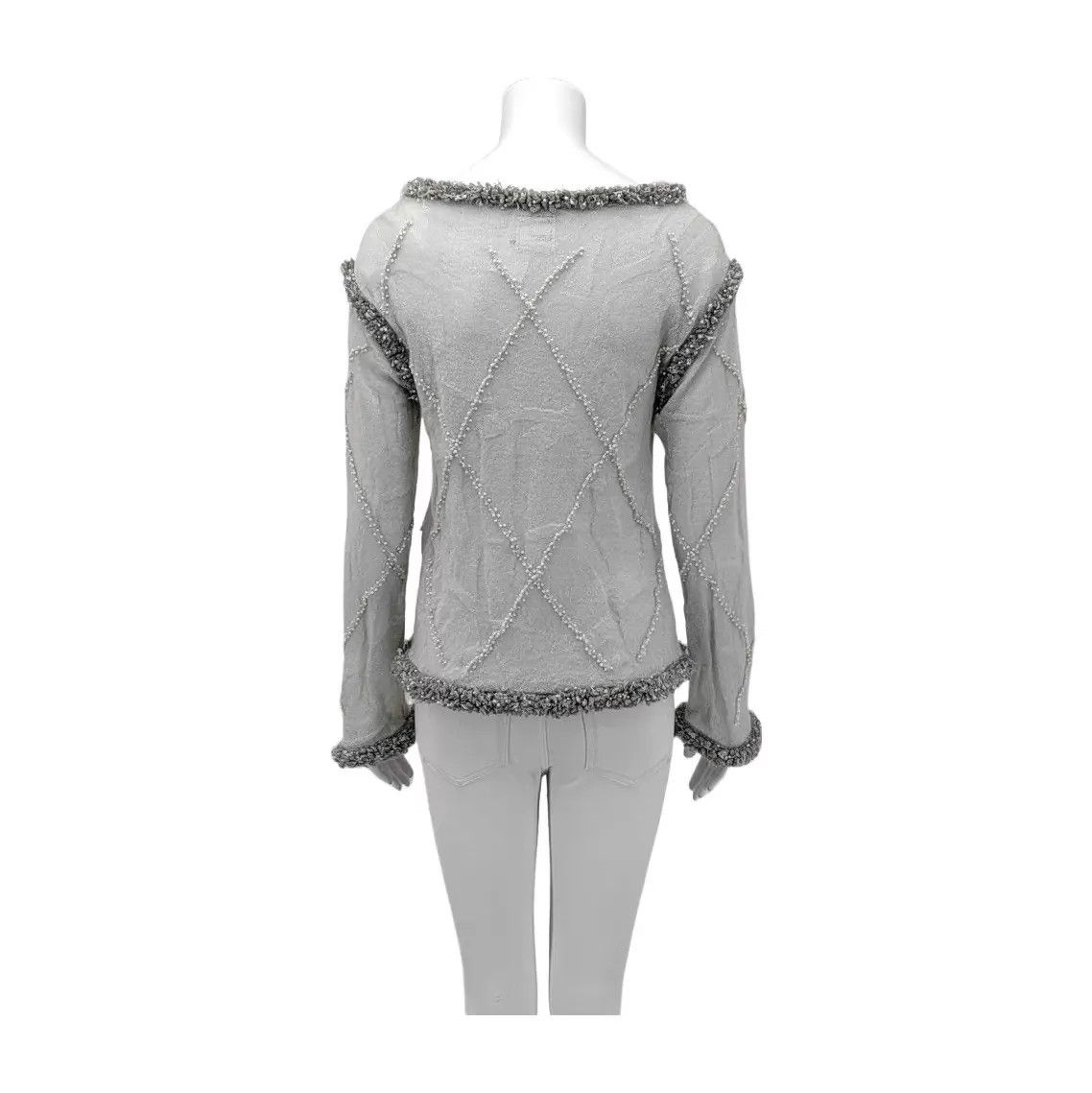 Chanel Chanel crewneck knit sweater Size S / US 4 / IT 40 - 8 Thumbnail