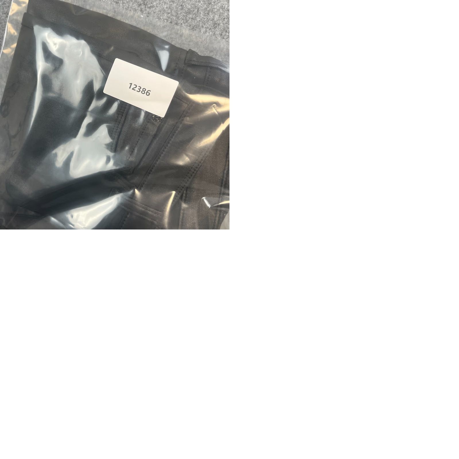 Emporio Armani Emporio Armani Womens Trousers Pants Skinny 27 30 UK 8 Black Coated Stretch Pants Sk Size 30" / US 8 / IT 44 - 9 Thumbnail