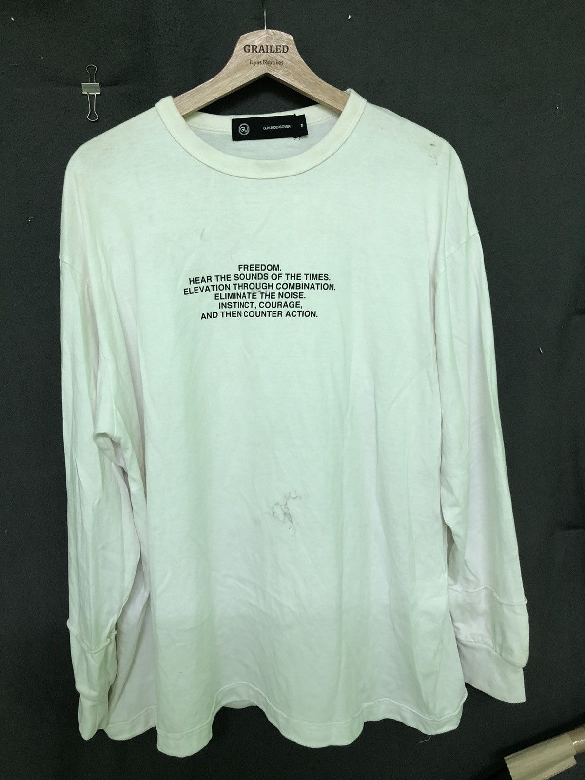 Undercover Vintage Uniqlo x Undercover Japanese Jun Takahashi Shirt Tee Size US M / EU 48-50 / 2 - 2 Thumbnail