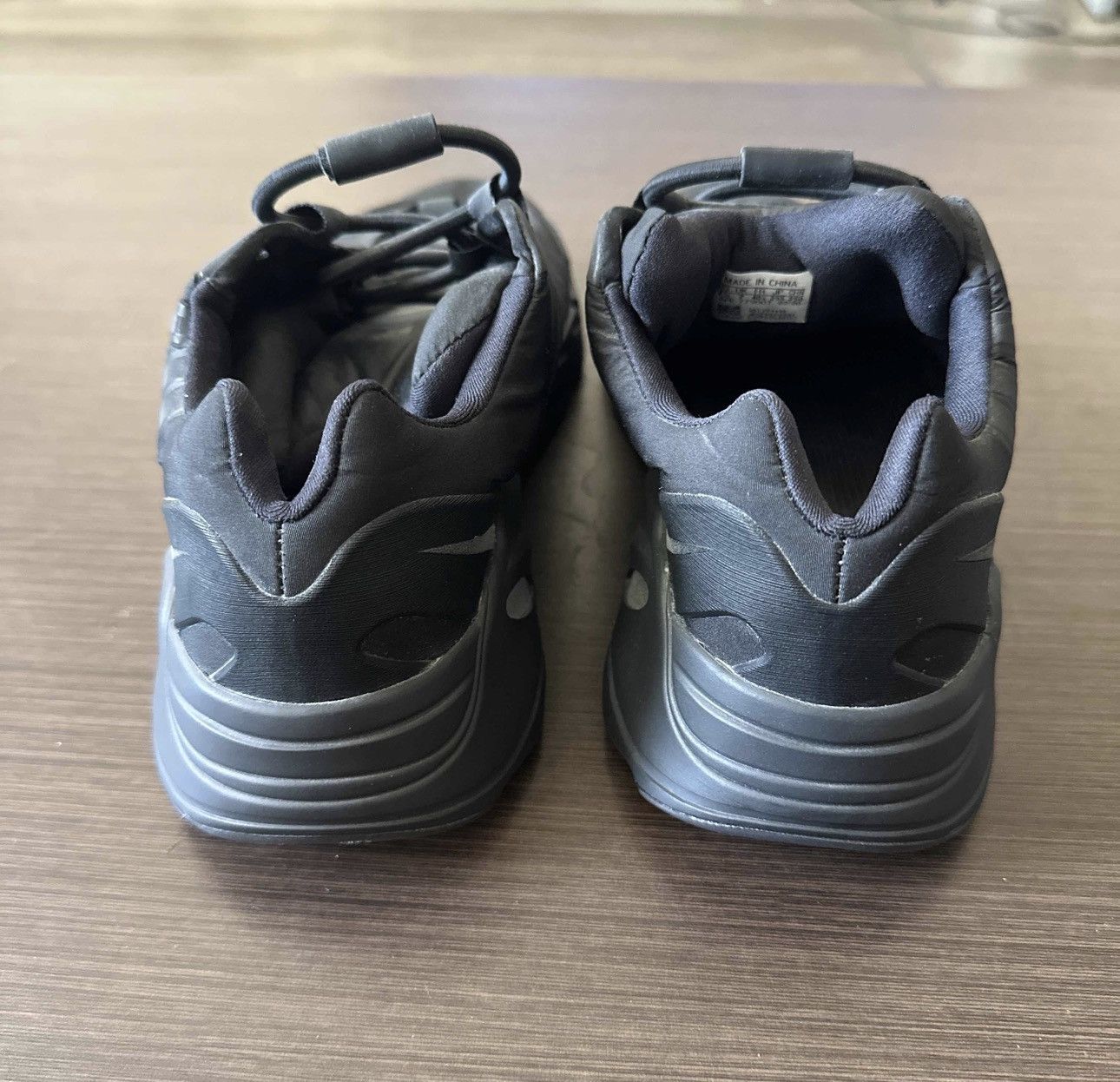 Yeezy Adidas Yeezy Boost 700 MNVN “Triple Black” Size US 7.5 / EU 40-41 - 4 Thumbnail