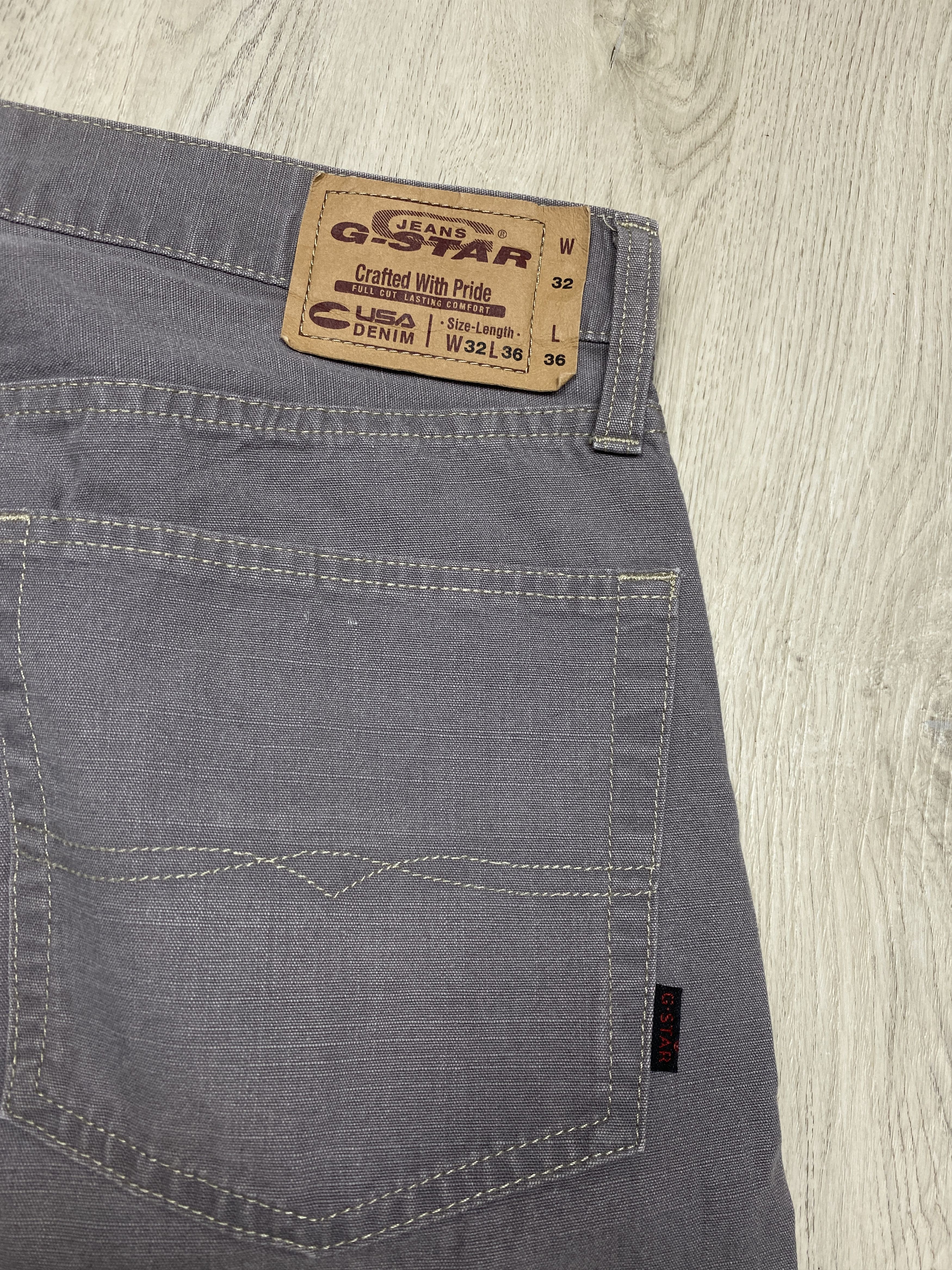 G-Star G Star Raw Vintage Mens Ronic Denim Pants Jeans Size US 32 / EU 48 - 7 Thumbnail