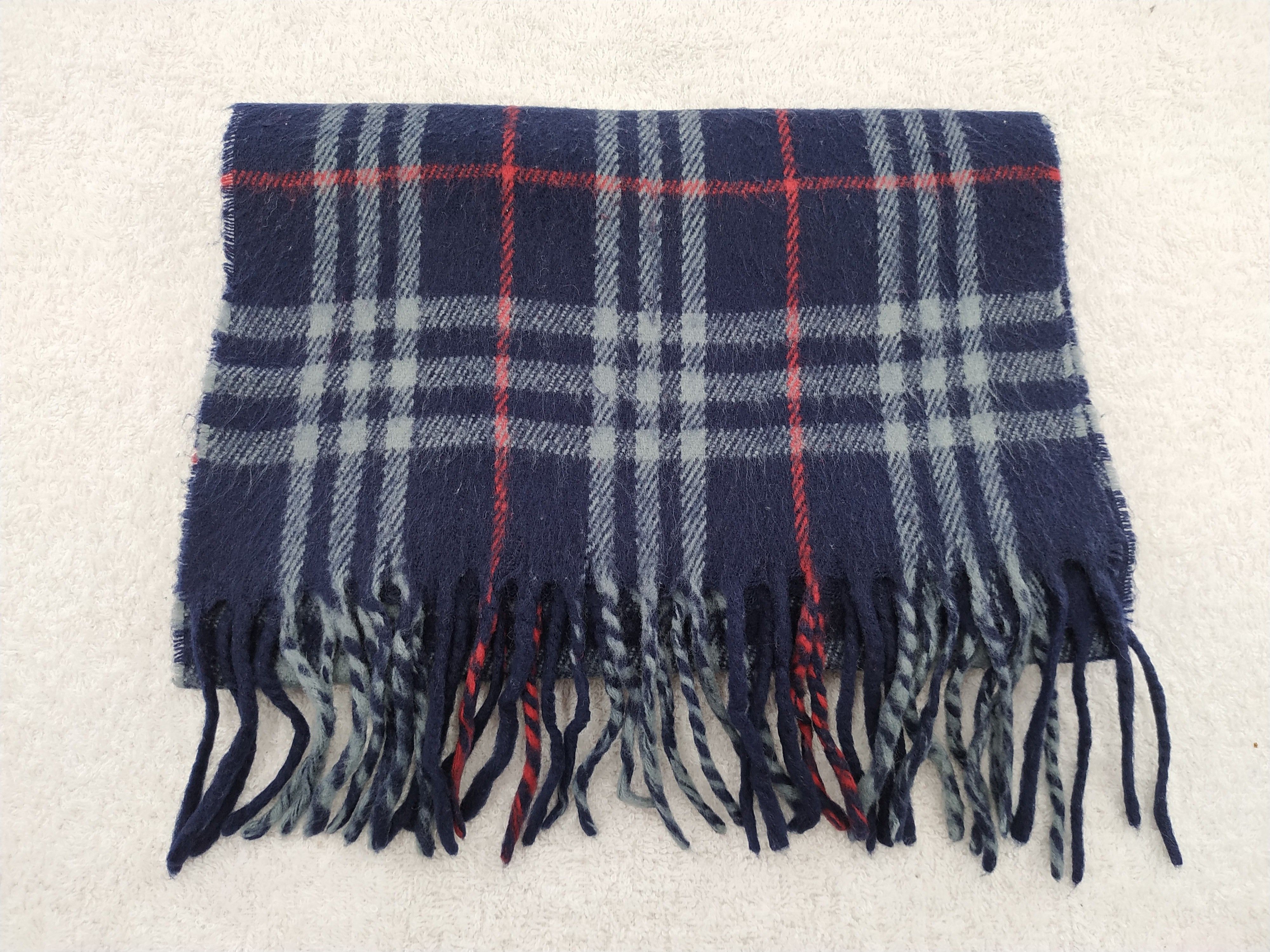 Burberry × Vintage Burberry Scarf / Muffler / Neckwear - WW220 Size ONE SIZE - 3 Thumbnail