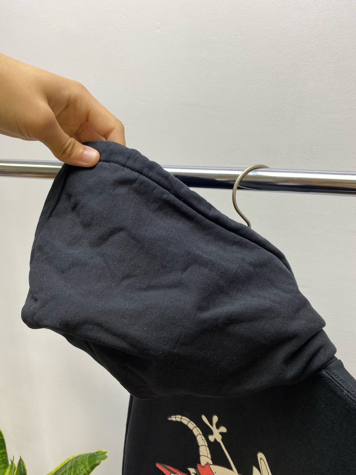 Paul Smith × Vintage Vintage Paul Smith Surfing Rat Hoodie M Men’s Black Size US M / EU 48-50 / 2 - 21 Thumbnail
