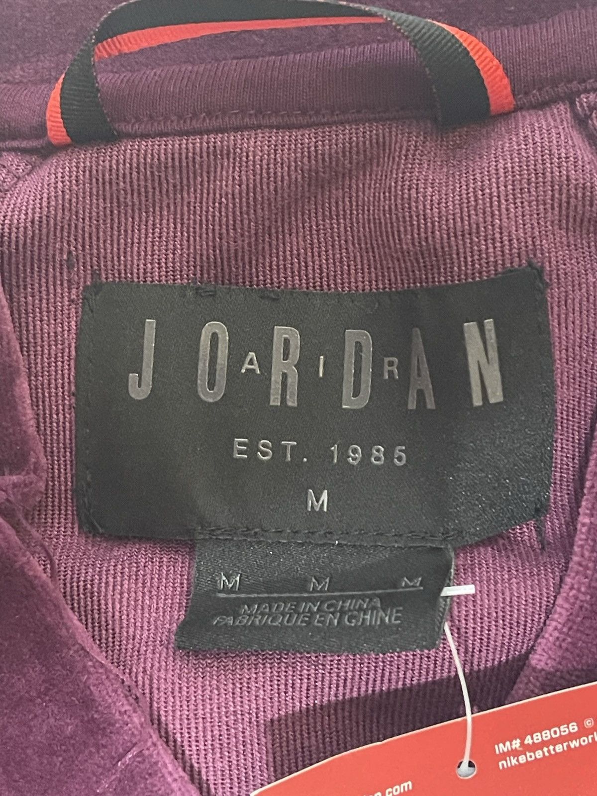 Jordan Brand Nike sb Air Jordan Velour Full Zip yeezy supreme kith Size US M / EU 48-50 / 2 - 7 Thumbnail