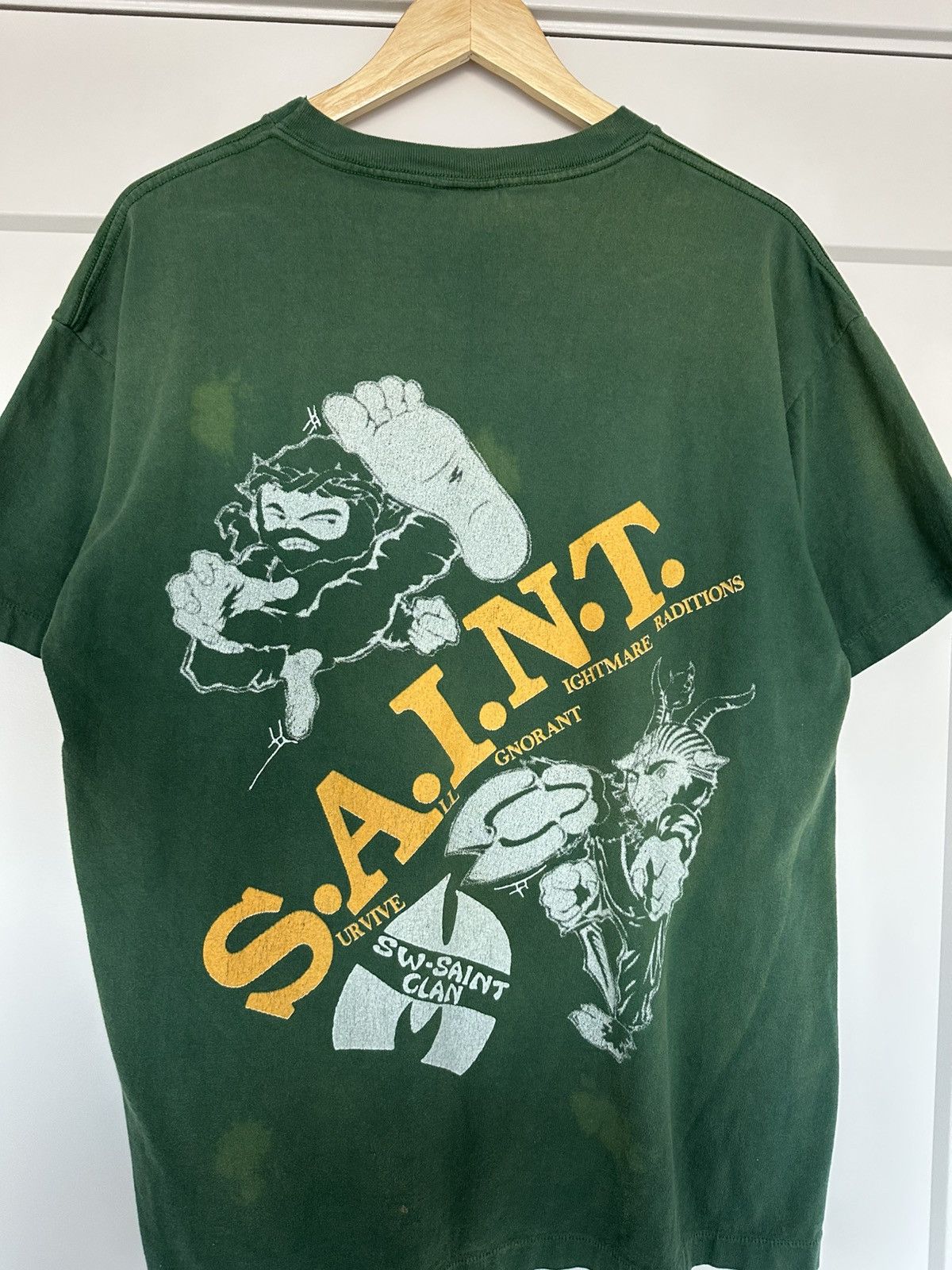 Vintage Saint Michael Sean Wotherspoon Wu-Tang Tee Size US L / EU 52-54 / 3 - 4 Thumbnail