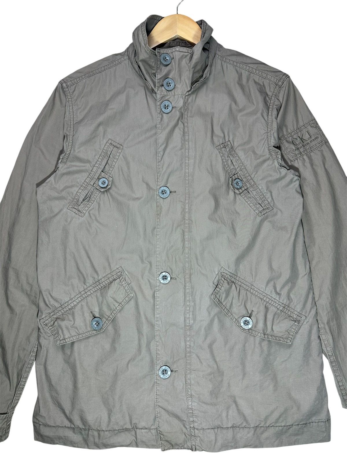 Calvin Klein Calvin Klein Jeans Jacket -Grey Size US L / EU 52-54 / 3 - 2 Thumbnail