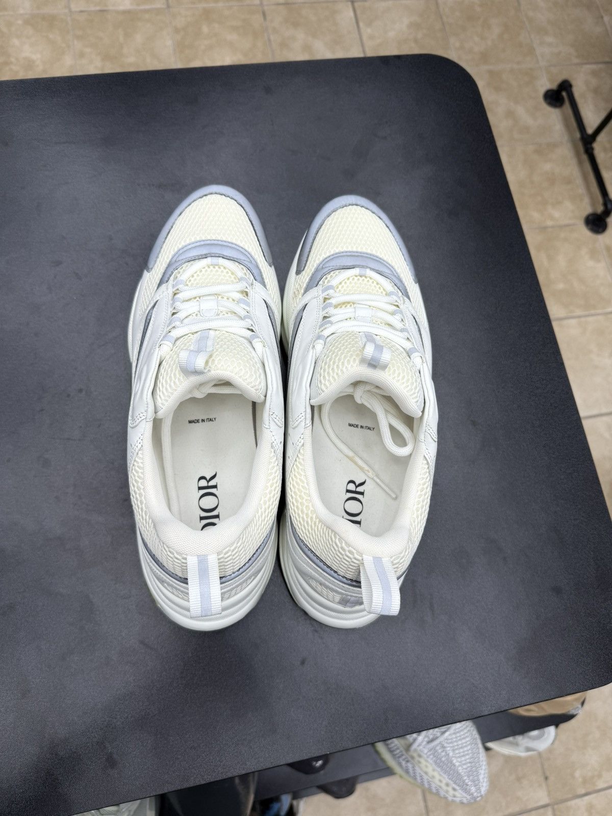 Dior AUTHENTIC Dior B22 White Silver Size 47 / 14 US Size US 14 / EU 47 - 10 Thumbnail