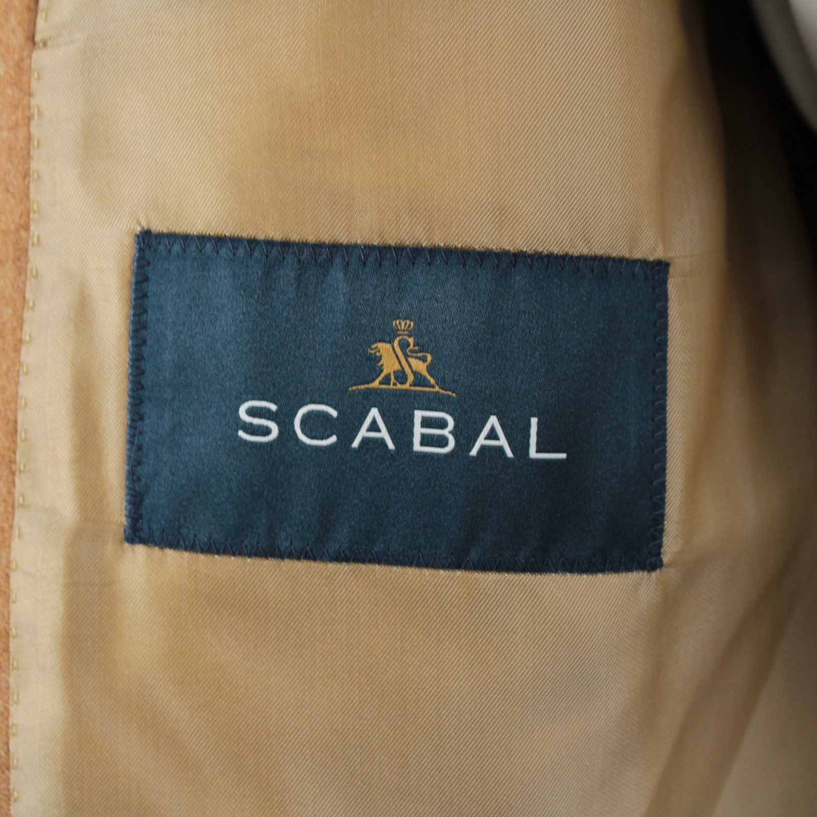 SCABAL Scabal Sport Coat Size 40 Regular US in Beige Size 40R - 7 Thumbnail