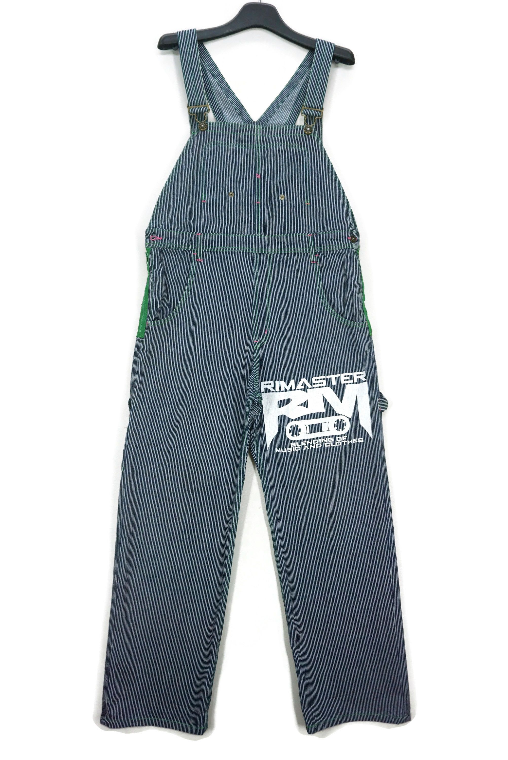 Japanese Brand Rimaster Jeans Size W36xL32 Hickory Overalls Workwear Denim Size US 33 - 1 Thumbnail
