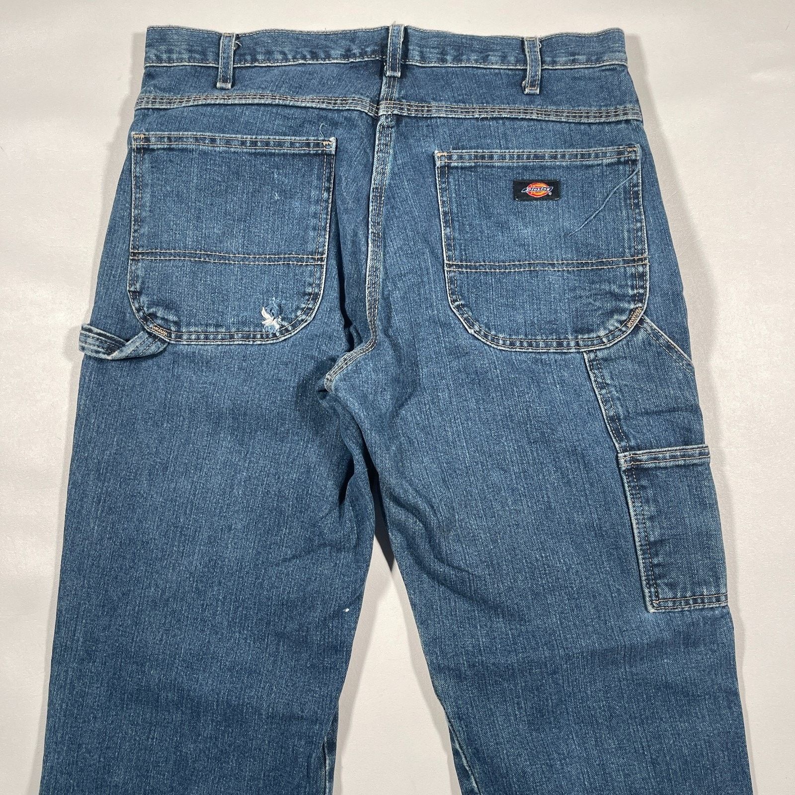 Dickies Dickies Carpenter Work Wear Blue Denim Jeans Size 32/32 B40 Size US 32 / EU 48 - 8 Thumbnail
