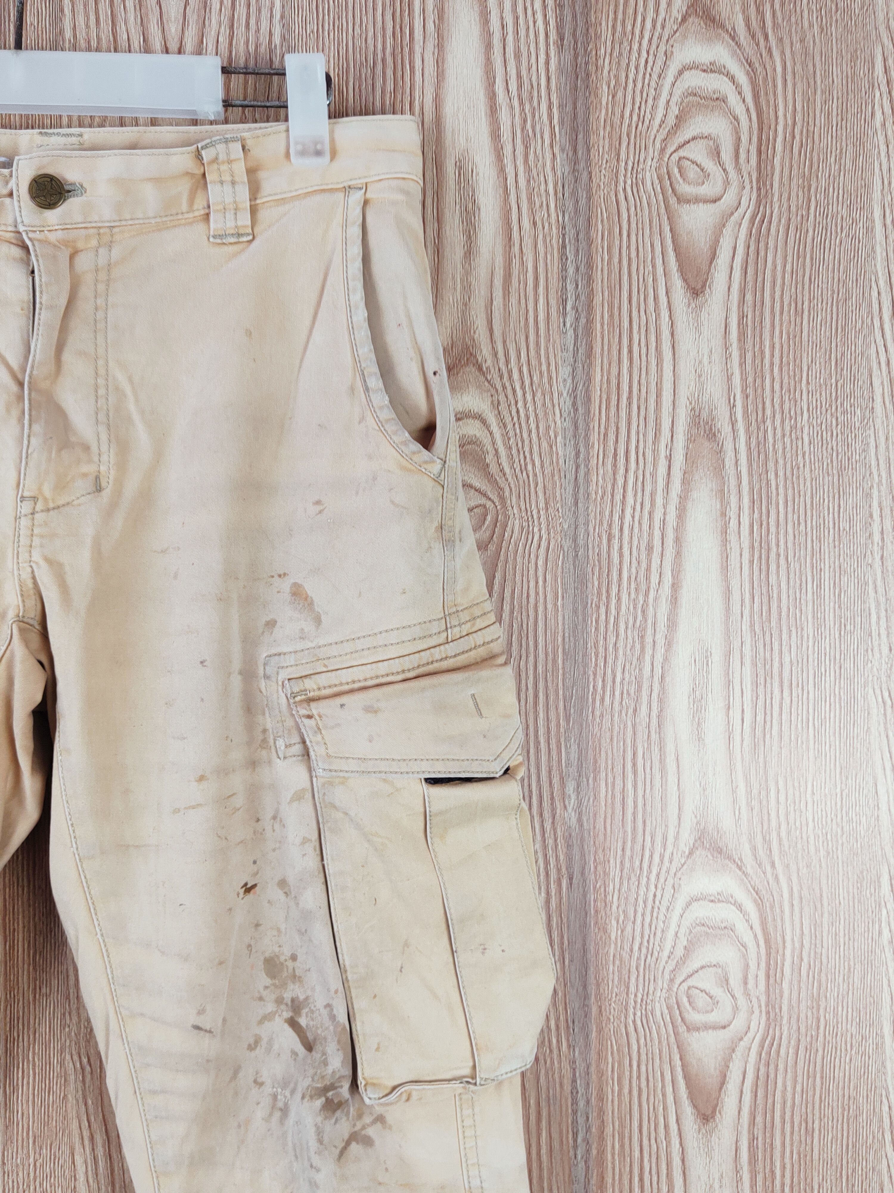 Japanese Brand Rocky Brown Faded Multipocket Tactical Cargo Pants #W621 Size US 30 / EU 46 - 5 Thumbnail