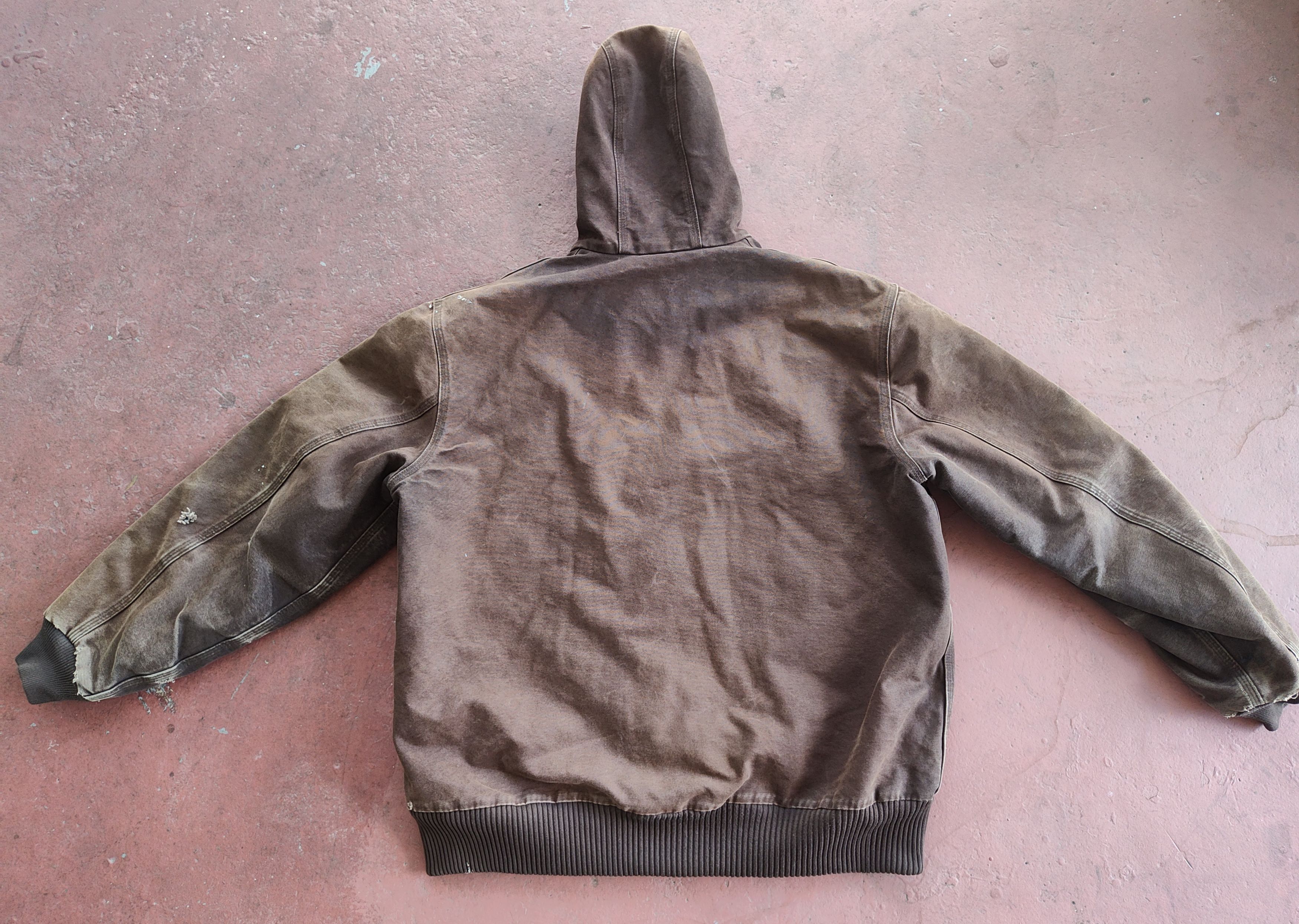 Carhartt Carhartt J130 DKB XL Tall vtg Jacket Faded Brown Quilt Size US XL / EU 56 / 4 - 8 Thumbnail