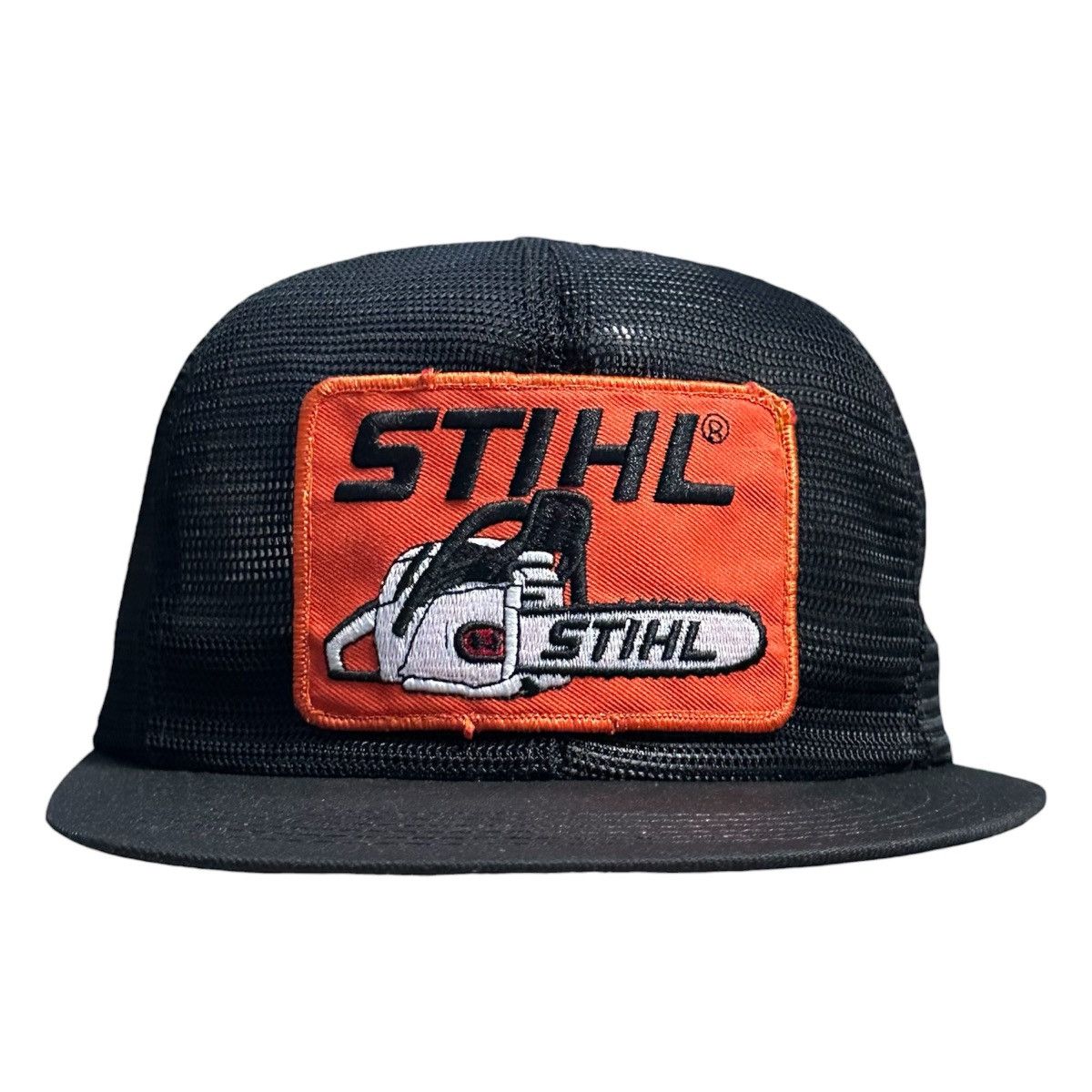 Vintage (S/M) Vintage 80s STIHL Chainsaw USA K-Products Trucker Cap Size ONE SIZE - 1 Thumbnail