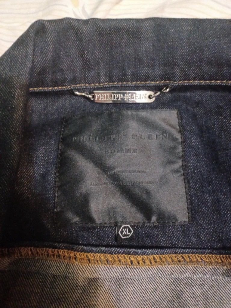 Philipp Plein Philipp Plein blue denim jacket Size US XL / EU 56 / 4 - 5 Thumbnail
