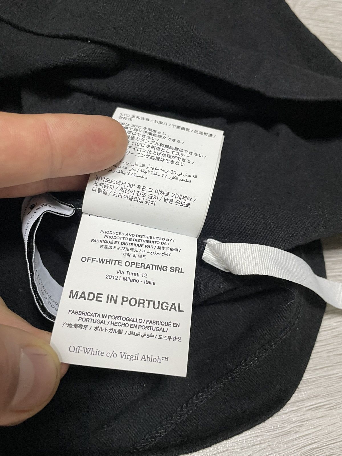 Off-White Off-White paint arrows tape stripes long sleeve Size US S / EU 44-46 / 1 - 8 Thumbnail
