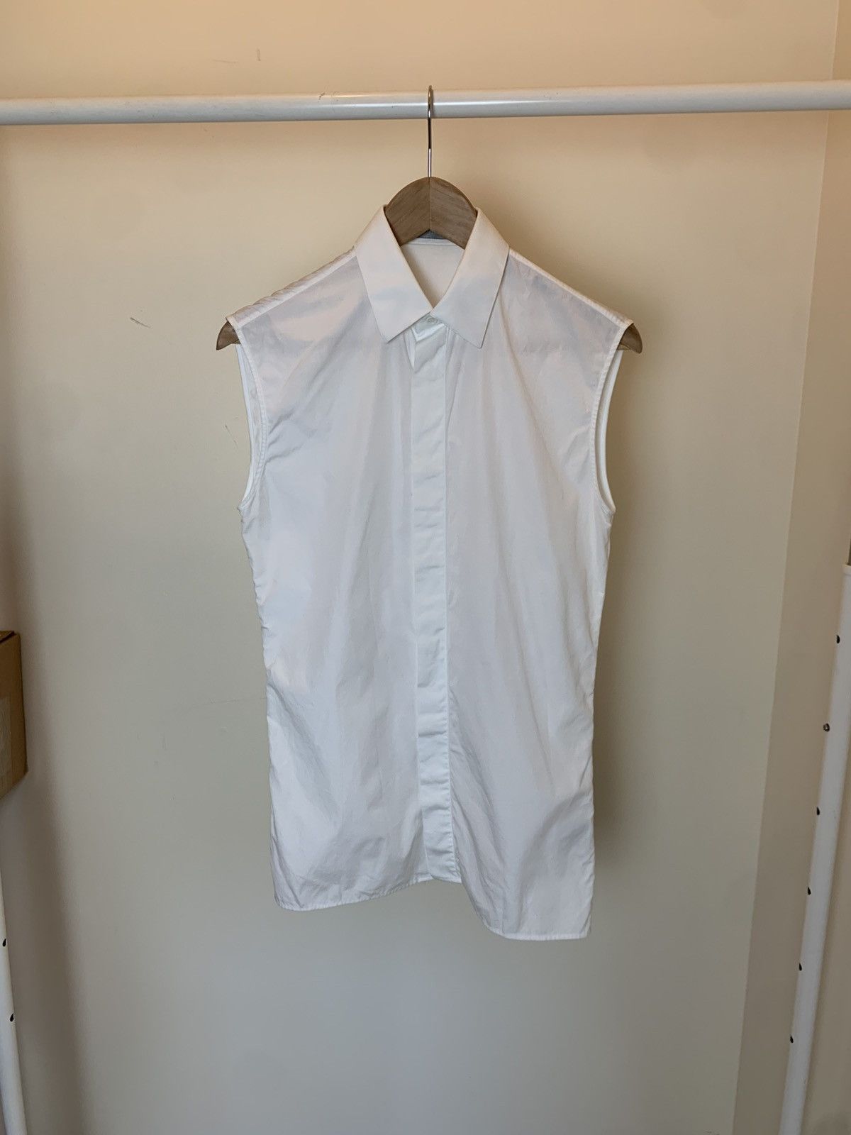 Dior × Hedi Slimane Dior Homme Sleeveless Button Up Shirt SS07