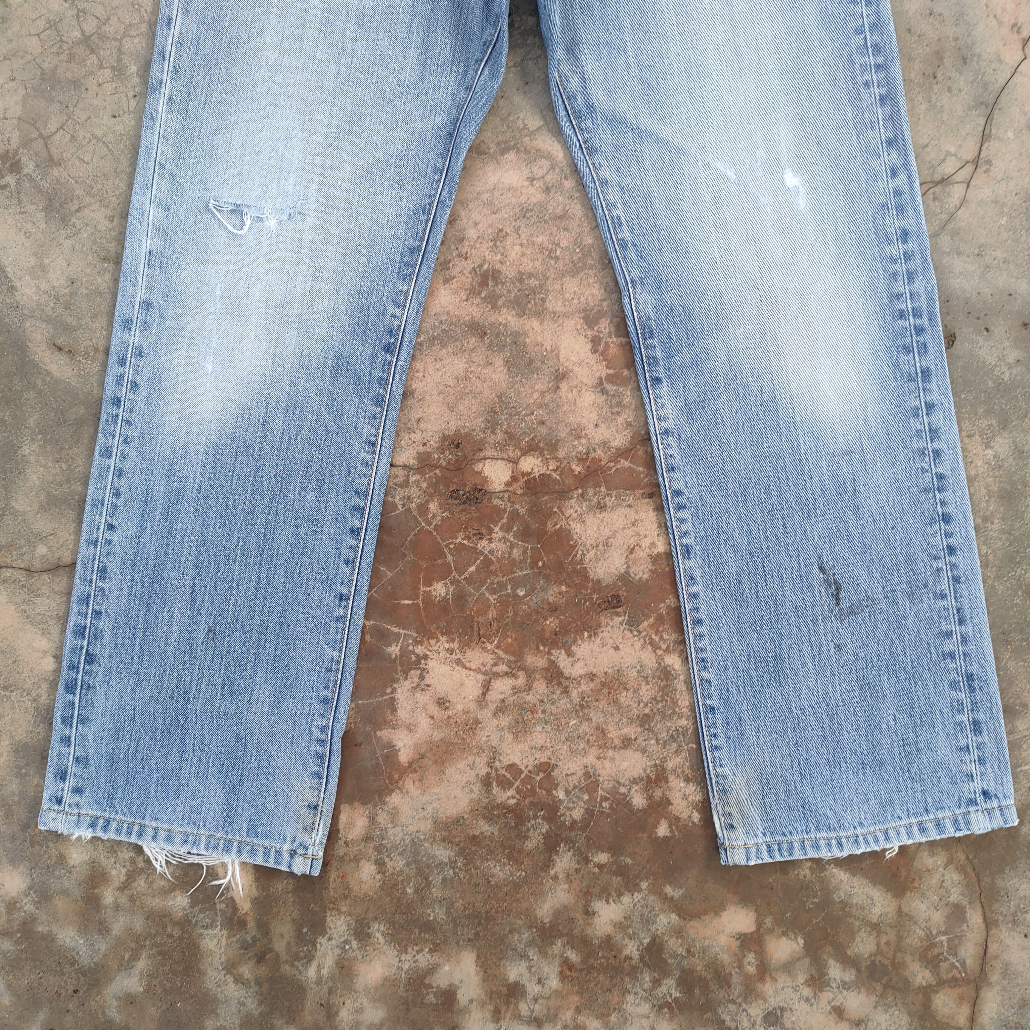 Japanese Brand vintage japanese faded denim jeans pants Size US 33 - 5 Thumbnail