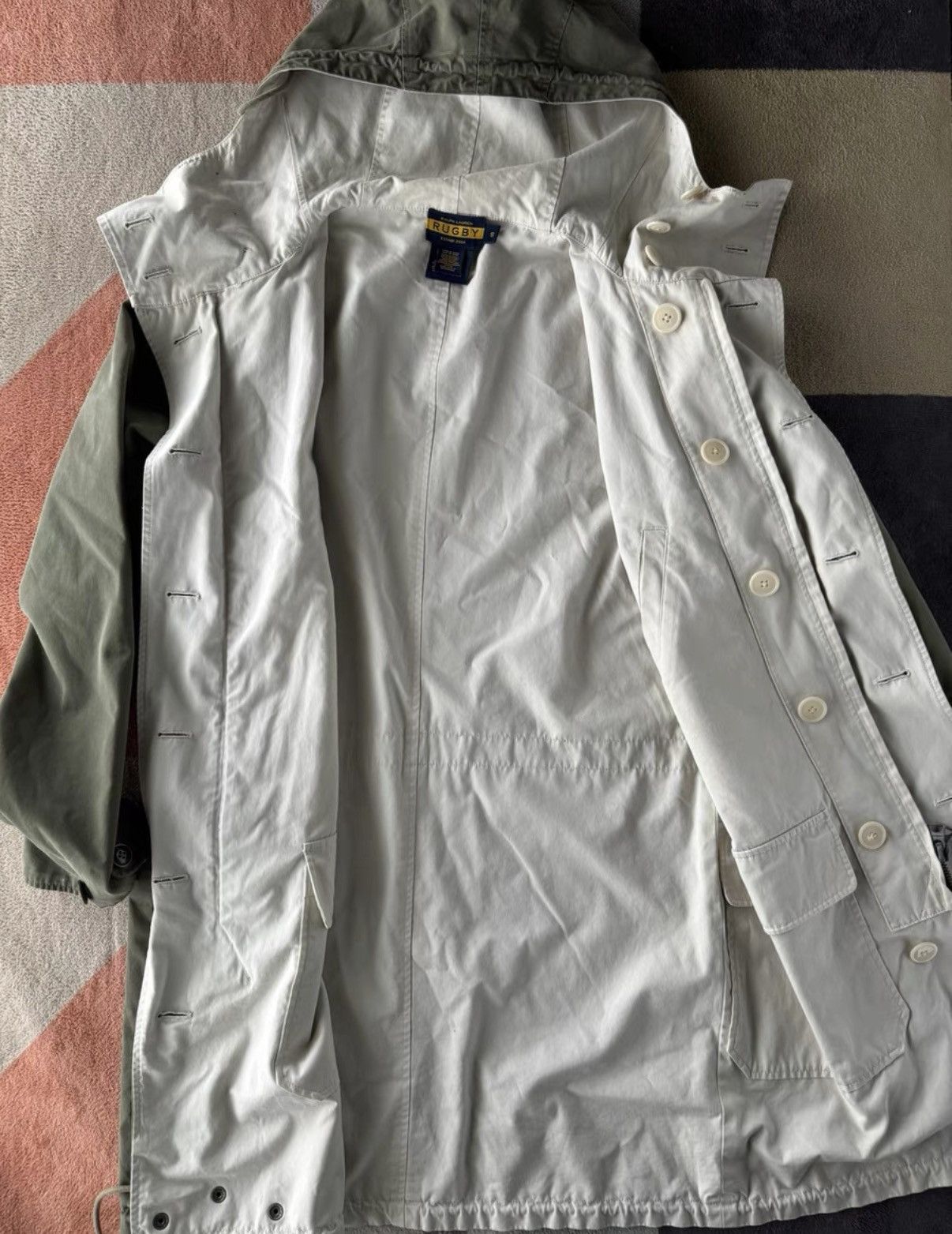 Ralph Lauren Ralph Lauren RL Rugby Reversible Hooded Trench Coat K22 Size US S / EU 44-46 / 1 - 5 Thumbnail