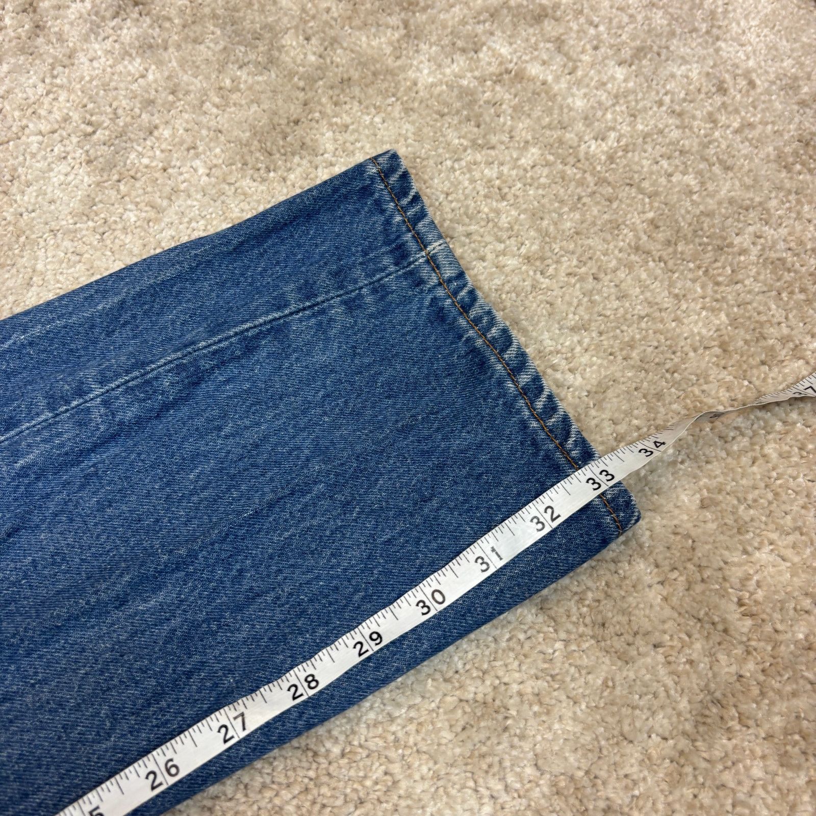 Levi's × Vintage Vintage 90s Levi's 501xx Straight Leg Jeans 34x36 (32x33) Size US 34 / EU 50 - 8 Thumbnail
