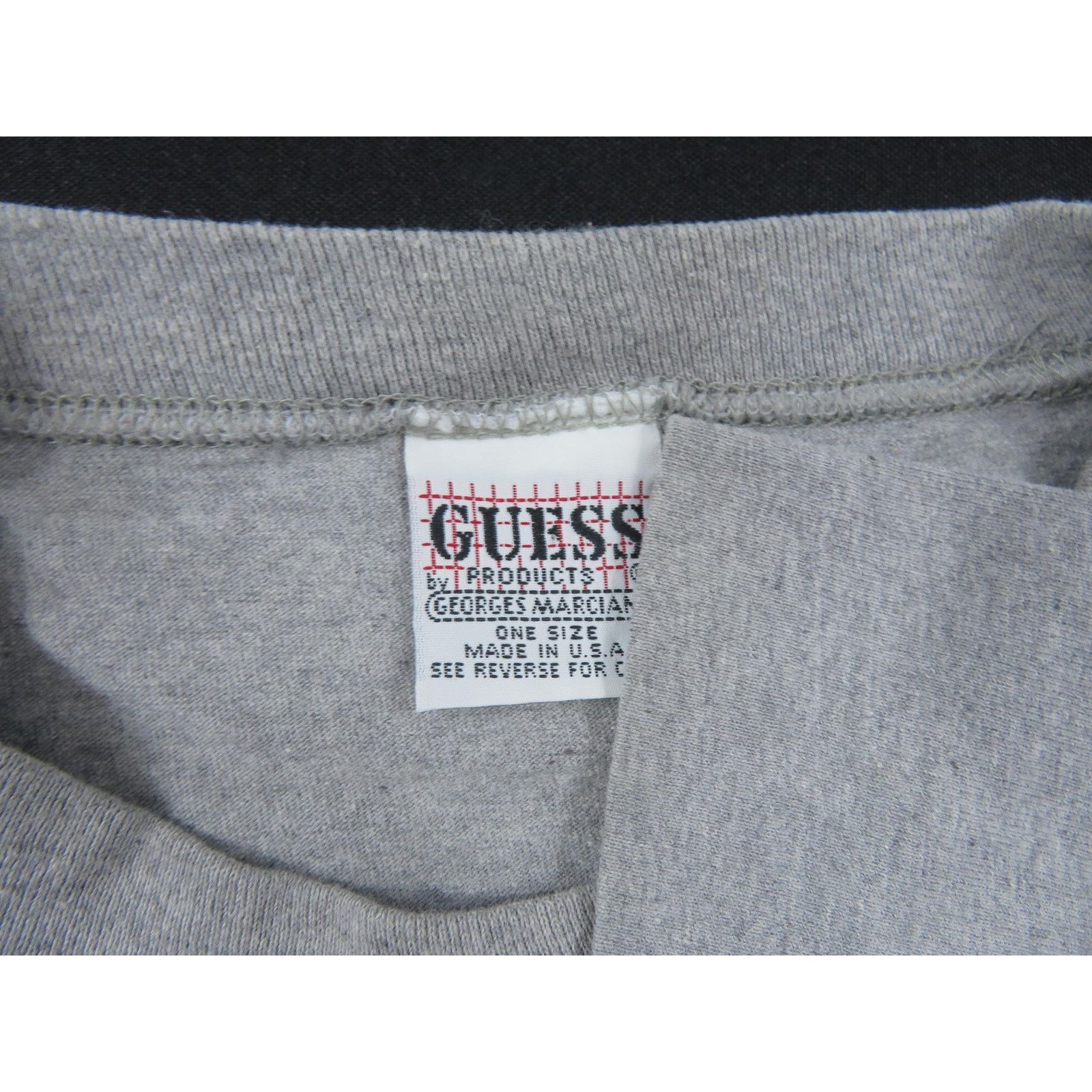Guess Guess USA T-shirt, Cotton Heather Gray, Sz L 1990s Size US L / EU 52-54 / 3 - 4 Thumbnail