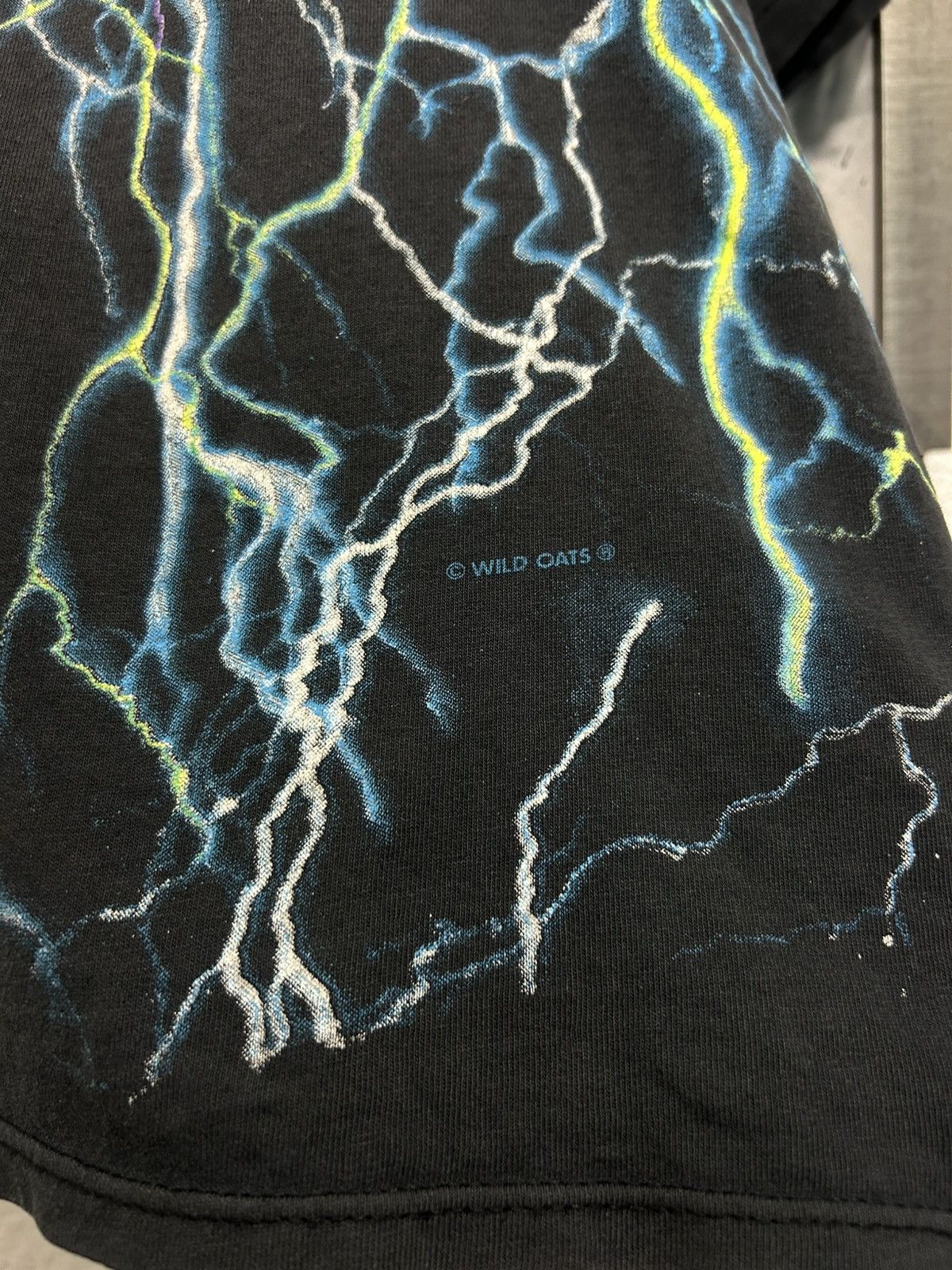 Vintage 90’s Wild Oats Lightning AOP Rare Size US XL / EU 56 / 4 - 4 Thumbnail