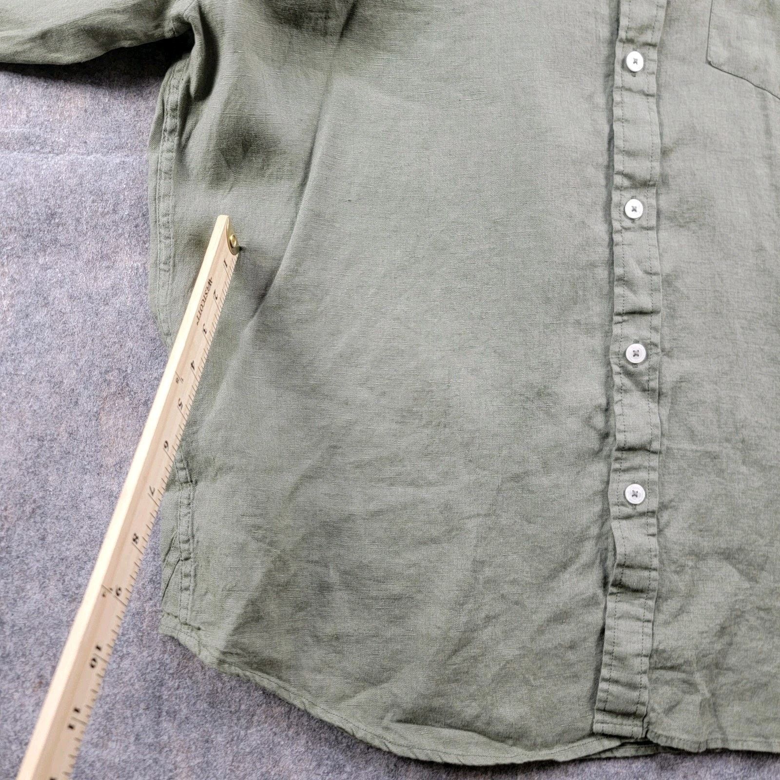 Todd Snyder Todd Snyder Linen Slim Fit Button Down Shirt *Read* Size US XXL / EU 58 / 5 - 9 Thumbnail