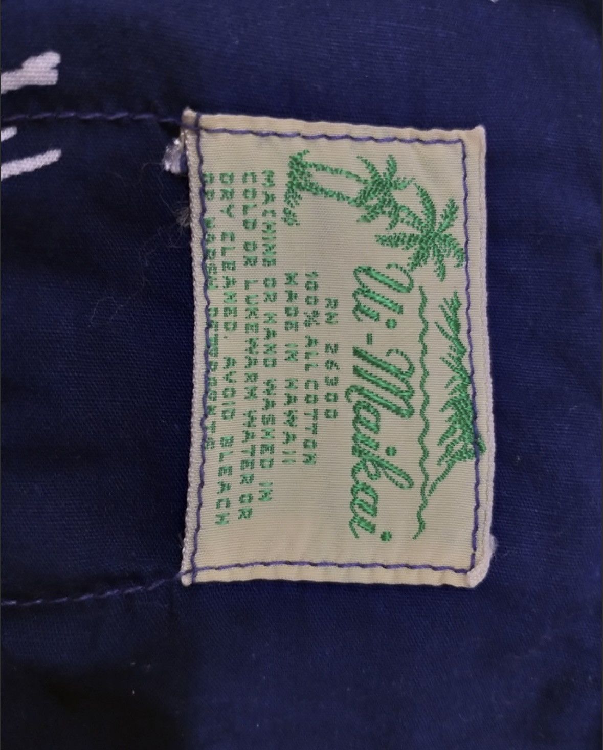 Vintage Vintage 60's Ui-Maikai Made In Hawaii Blue Floral Size US M / EU 48-50 / 2 - 2 Thumbnail