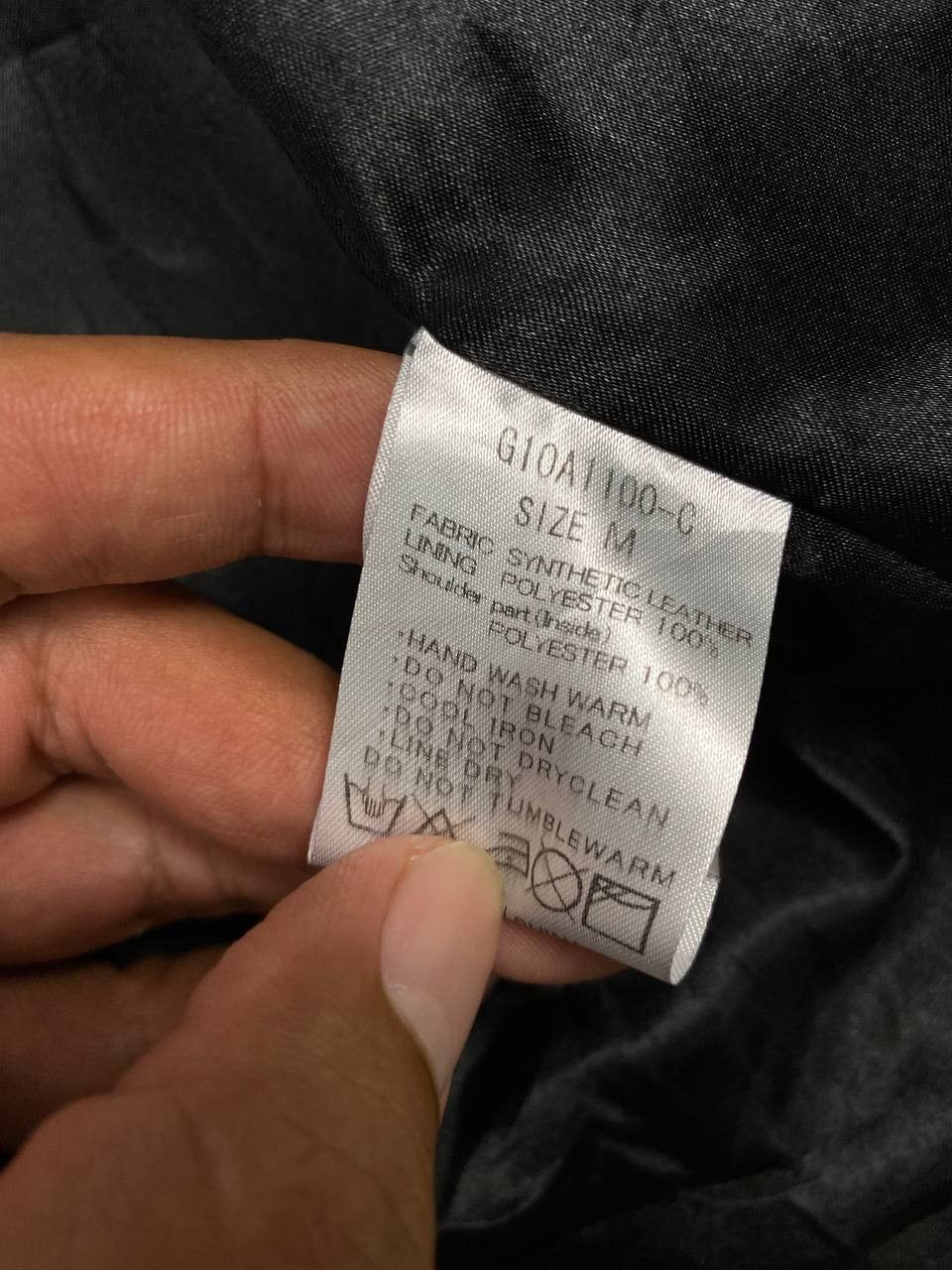 Japanese Brand maison gilfy synthetic leather jacket nice design Size US M / EU 48-50 / 2 - 8 Thumbnail