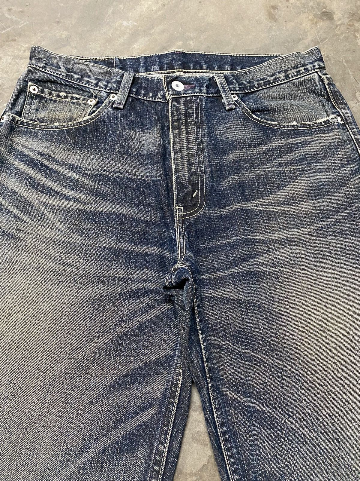 Levi's × Vintage Baggy Jeans Vintage Levis 502 Distressed Rusty Denim Size US 31 - 5 Thumbnail